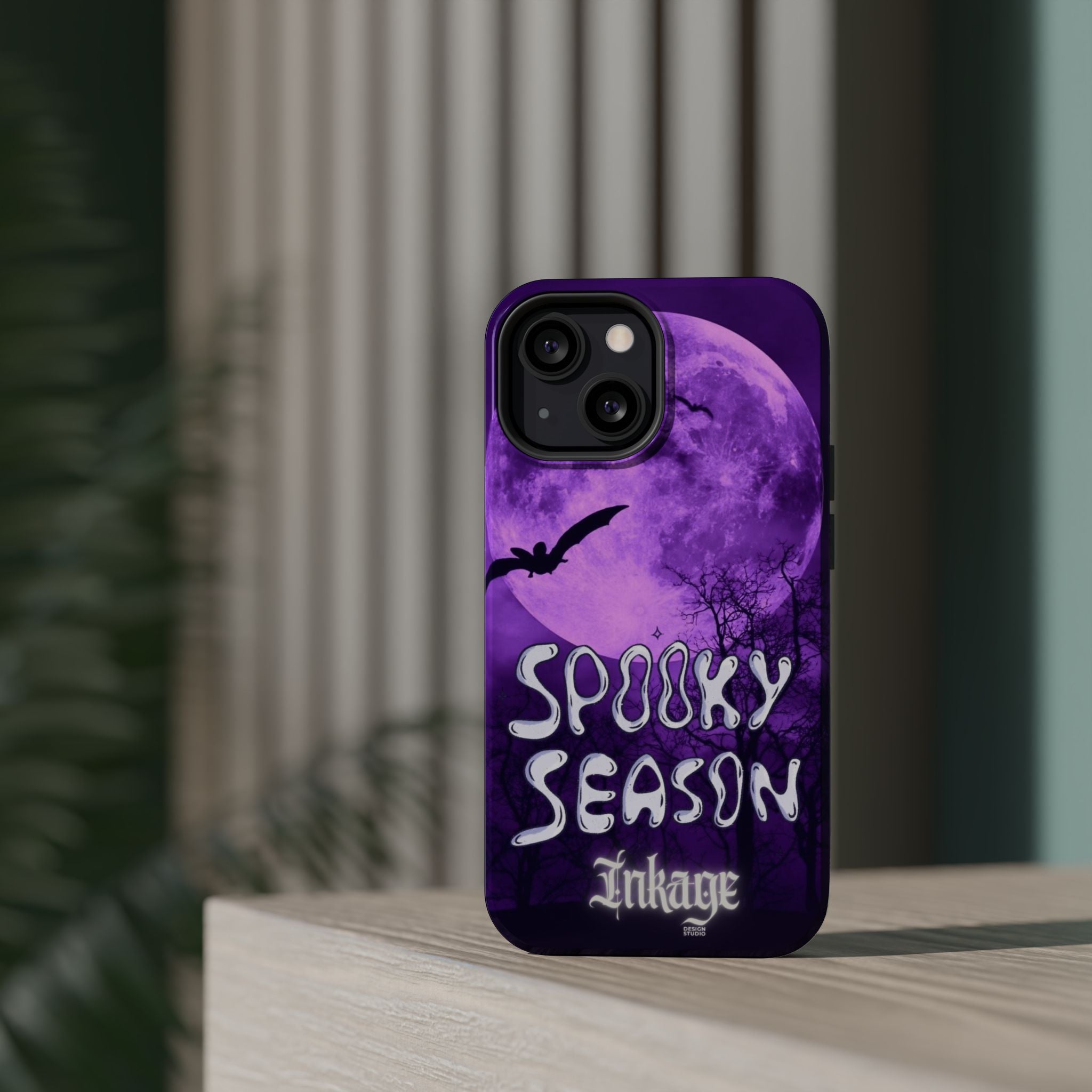 Purple Spooky Season Magnetic Phone Cases (Season)