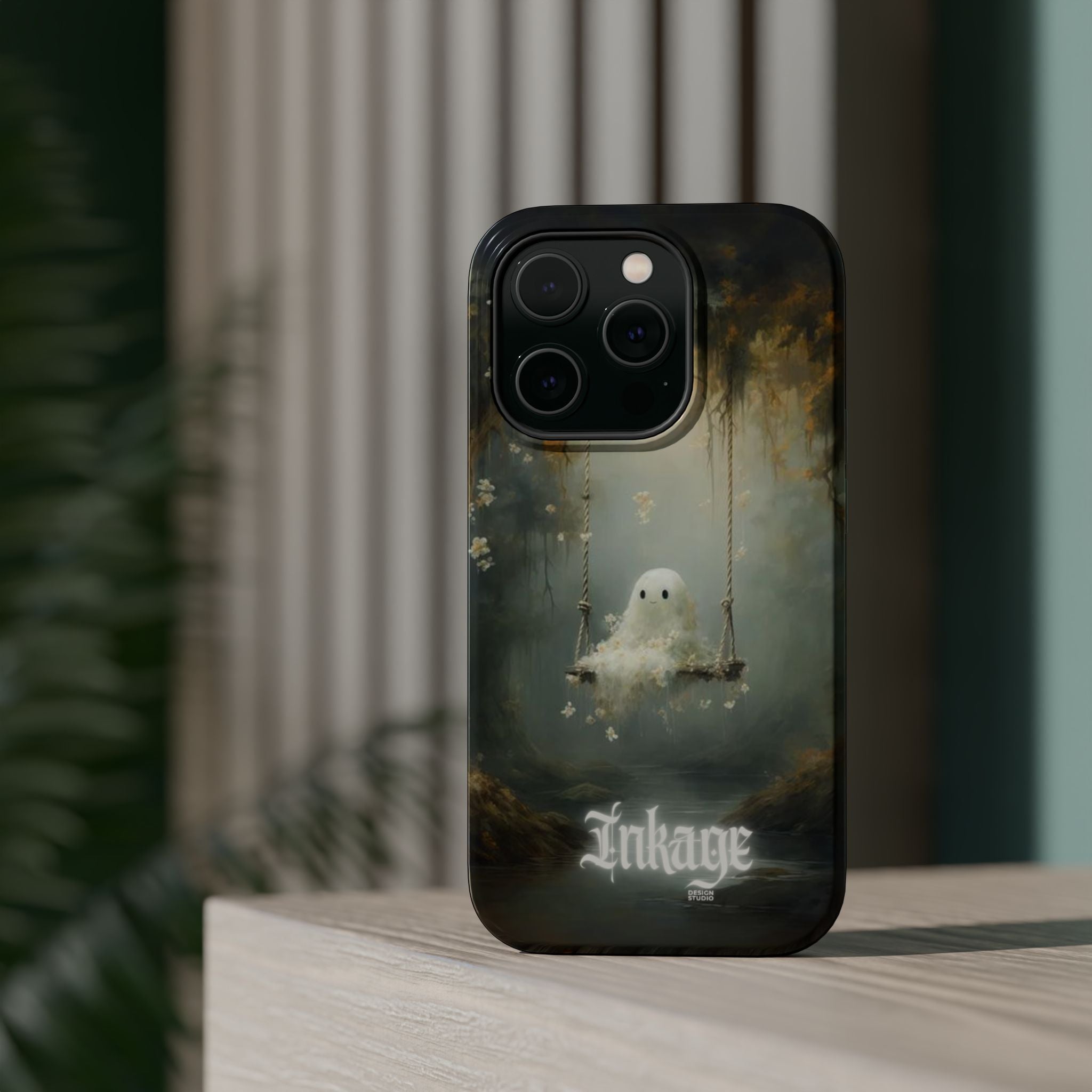 Swing With Ghost Enchantment Magnetic Phone Case (Season)