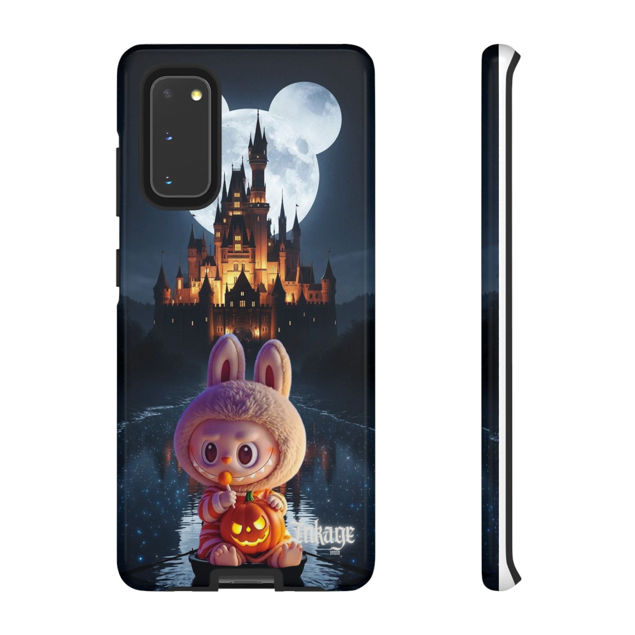 Labubu Halloween On Disney Boat Tough Phone Cases (Season, Animation)