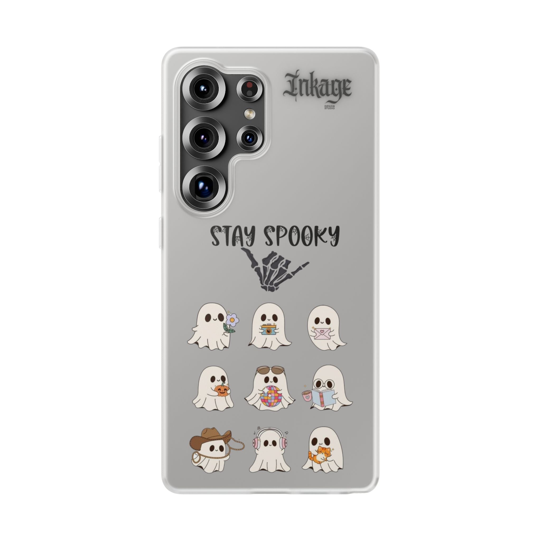Stay Spooky Clear Phone Cases (Season)