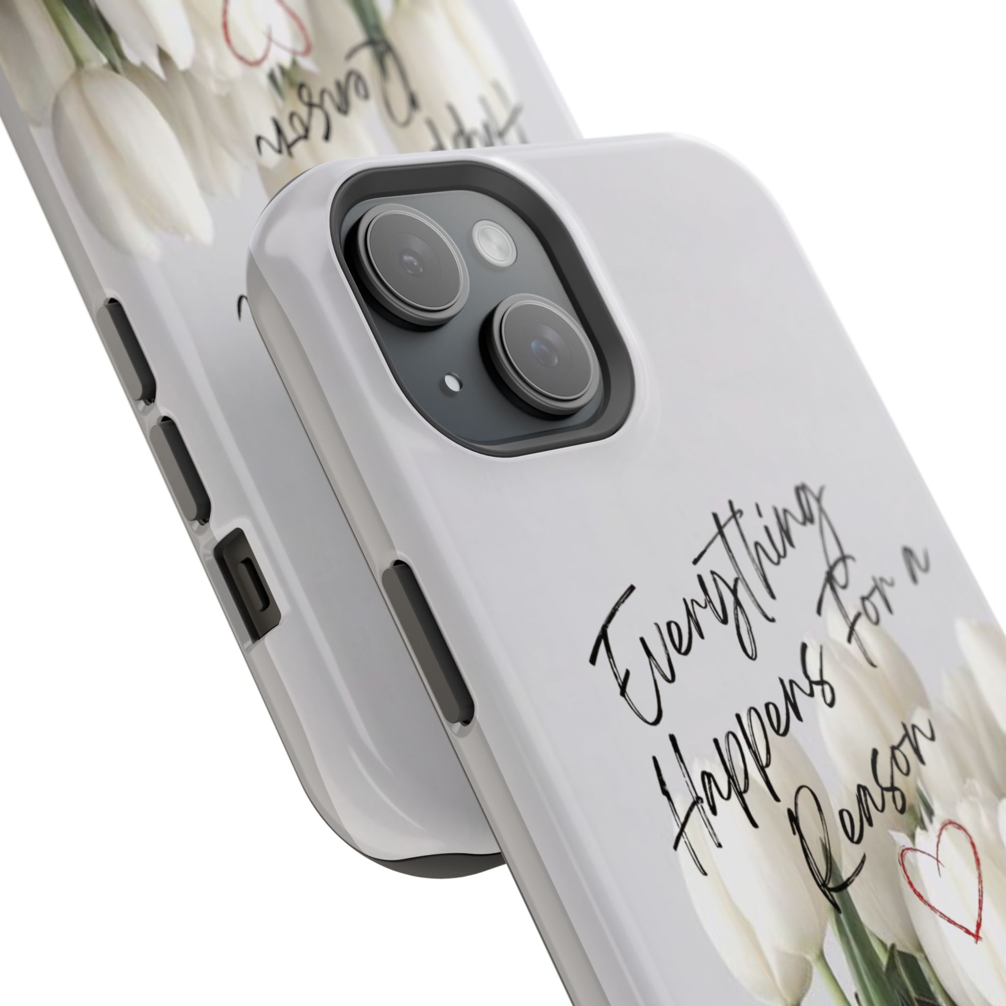 "Everything Happens for a Reason" Quote Magnetic Phone Cases