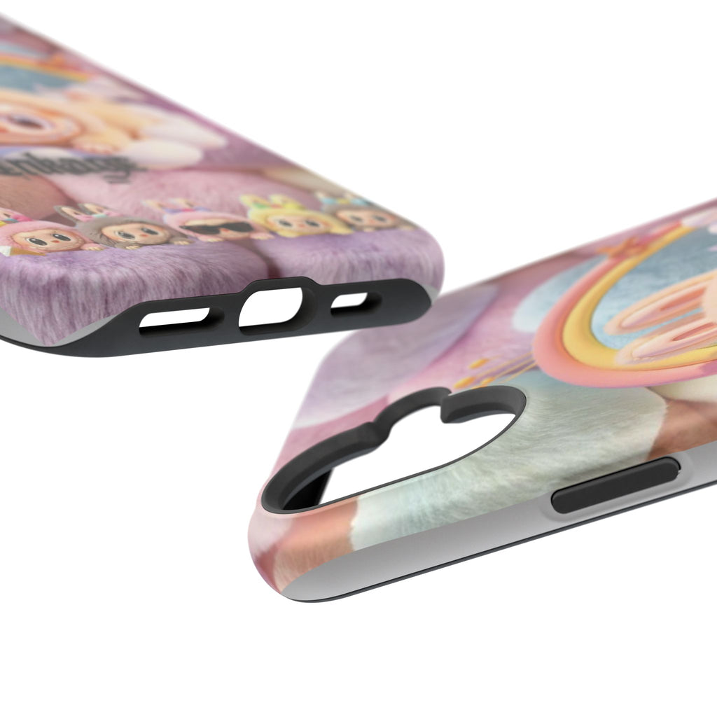 Pastel Rainbow Labubu Magnetic Phone Cases (Animation)