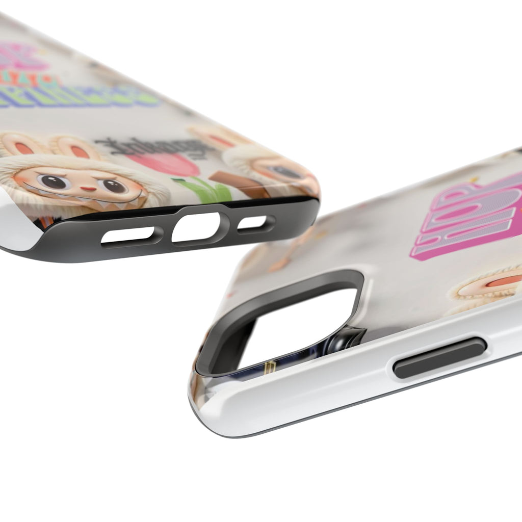 "Hop Into Happiness" Quote Magnetic Phone Case (Animation)