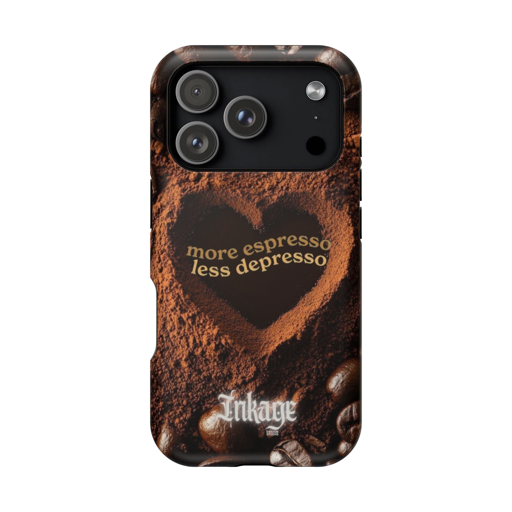 "More Espresso Less Depresso" Quote Magnetic Phone Cases