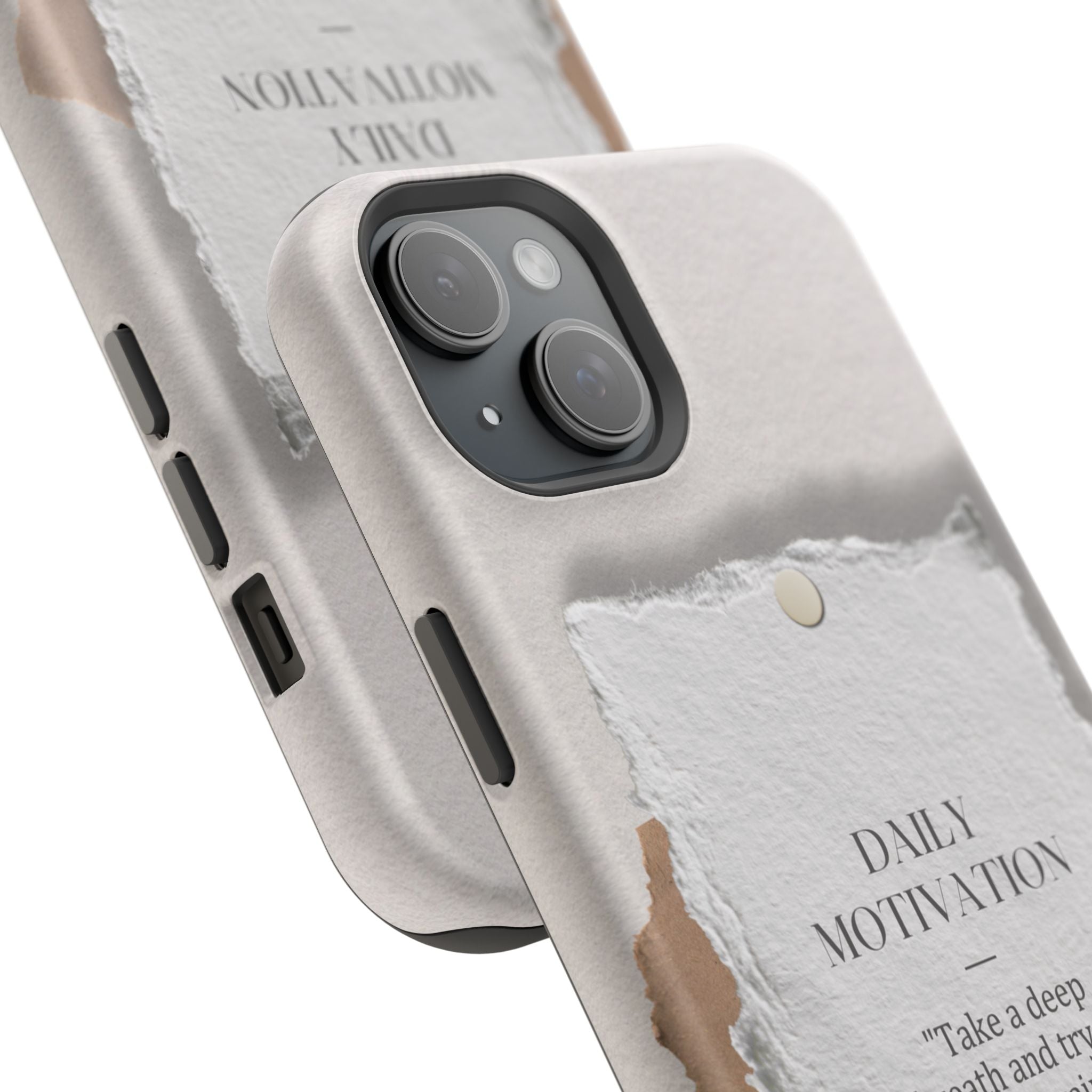 "Daily Motivation" Magnetic Quote Phone Case