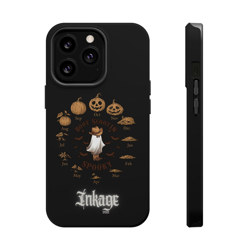 Spooky Boot Halloween Pumpkin Magnetic Phone Case (Season)