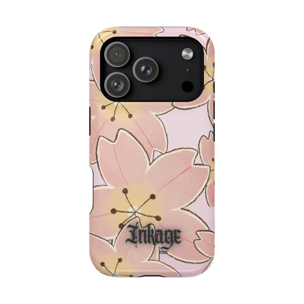 Charming Floral Magnetic Phone Case (Minimal)