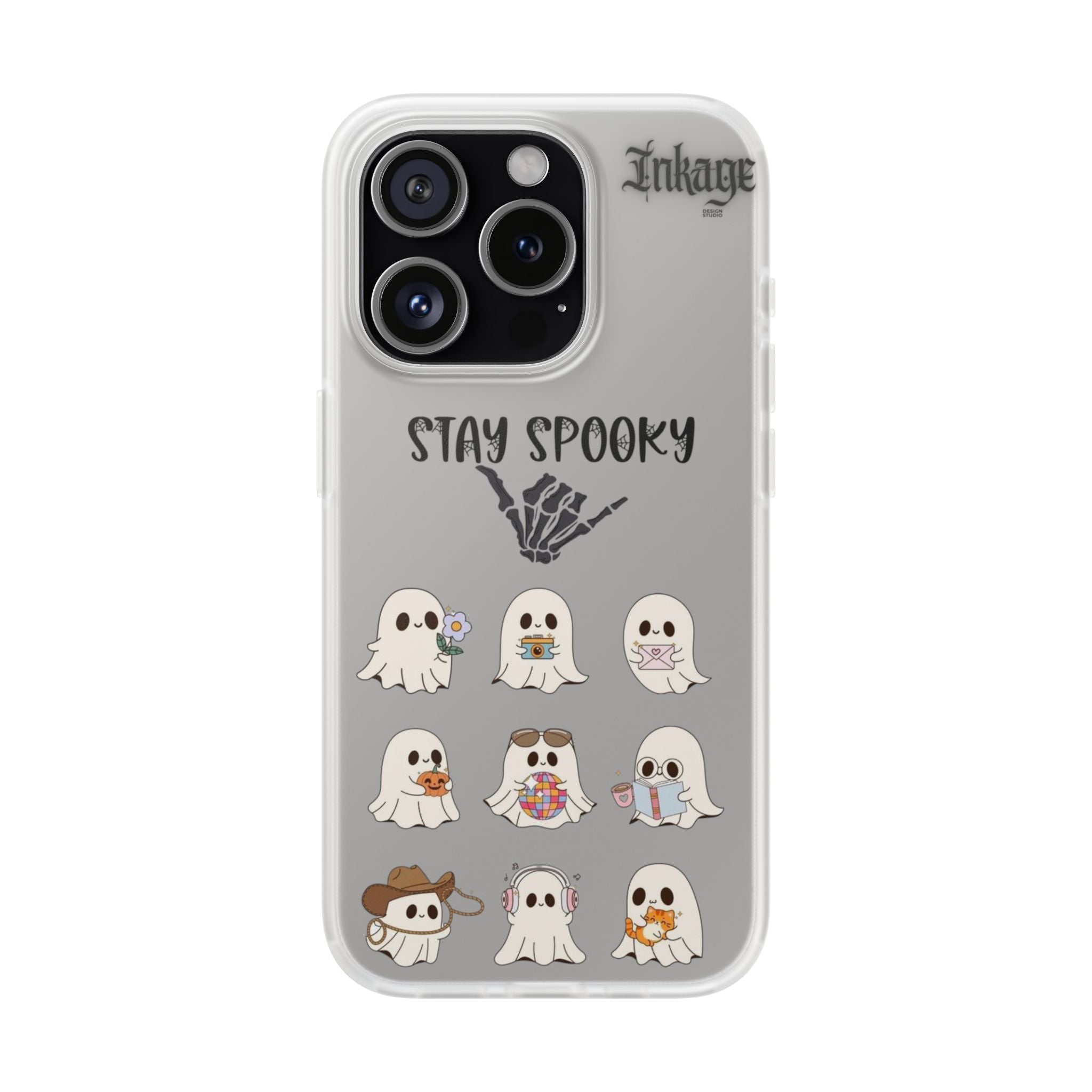 Stay Spooky Clear Phone Cases (Season)