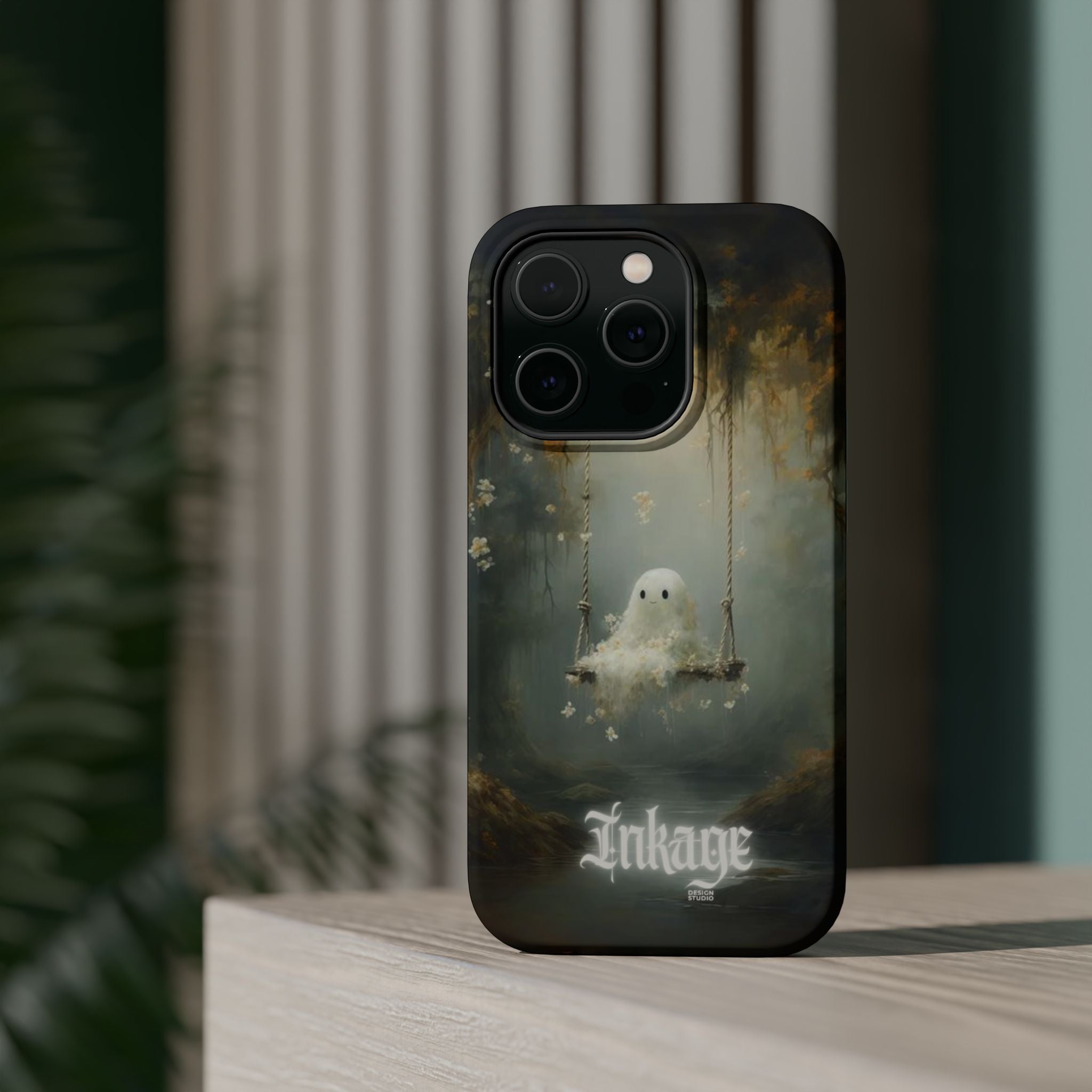 Swing With Ghost Enchantment Magnetic Phone Case (Season)