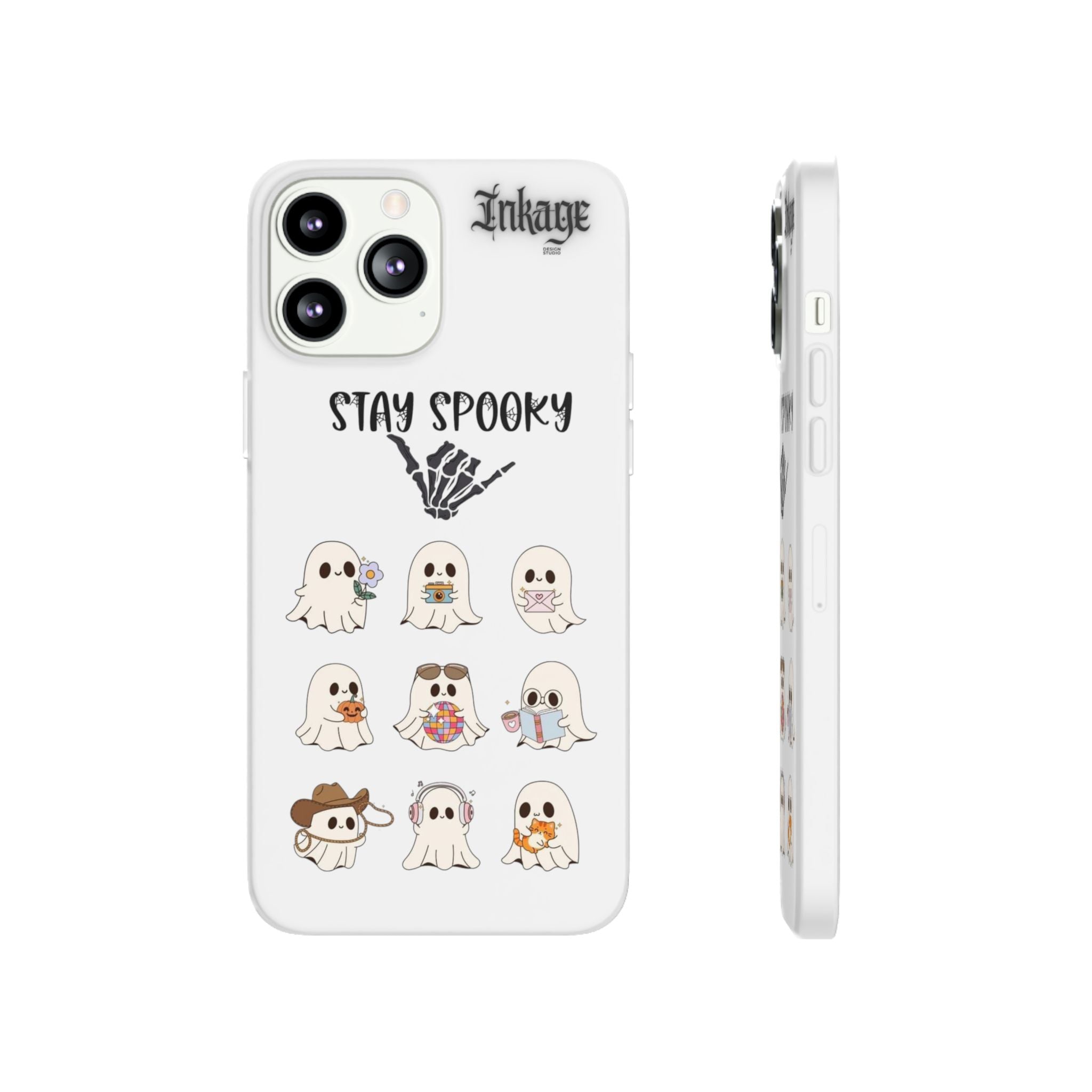Stay Spooky Clear Phone Cases (Season)