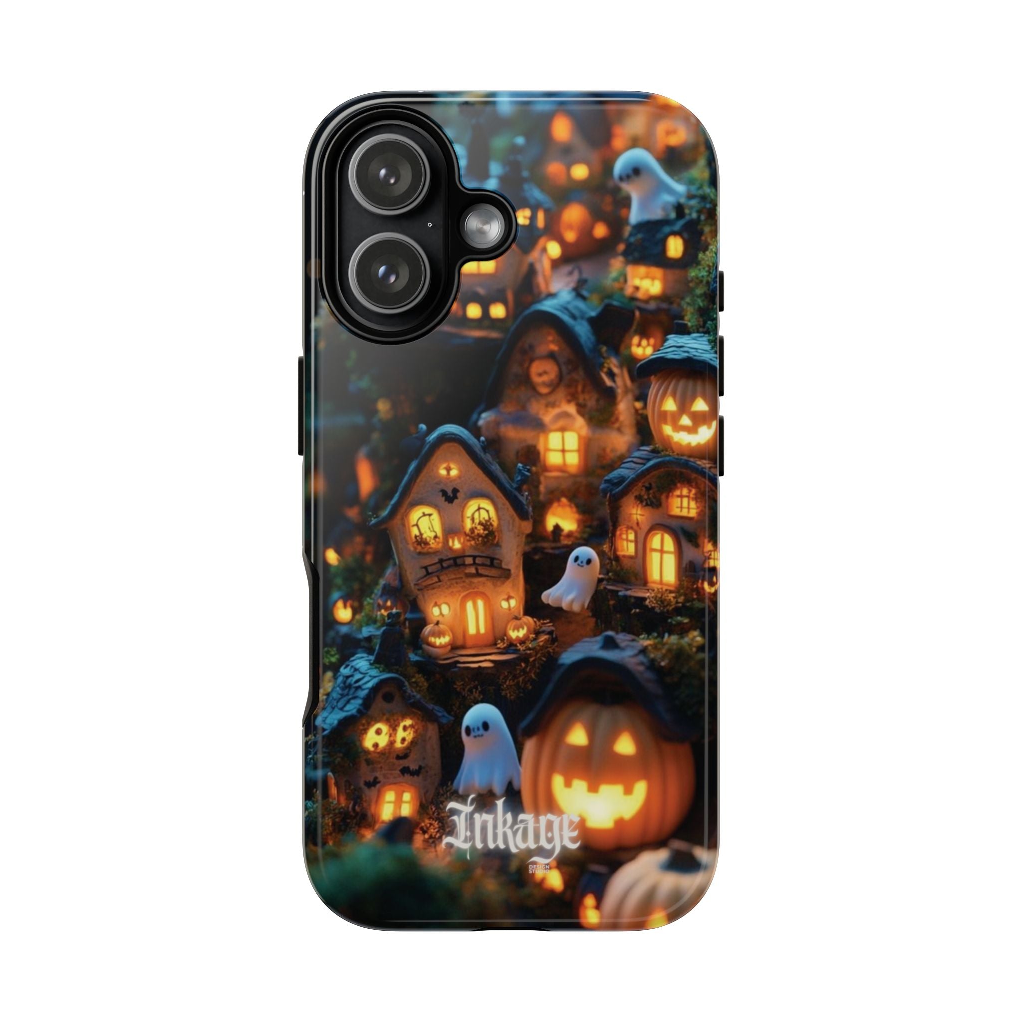 Spooky Pumpkin Village Tough Phone Cases (Season)