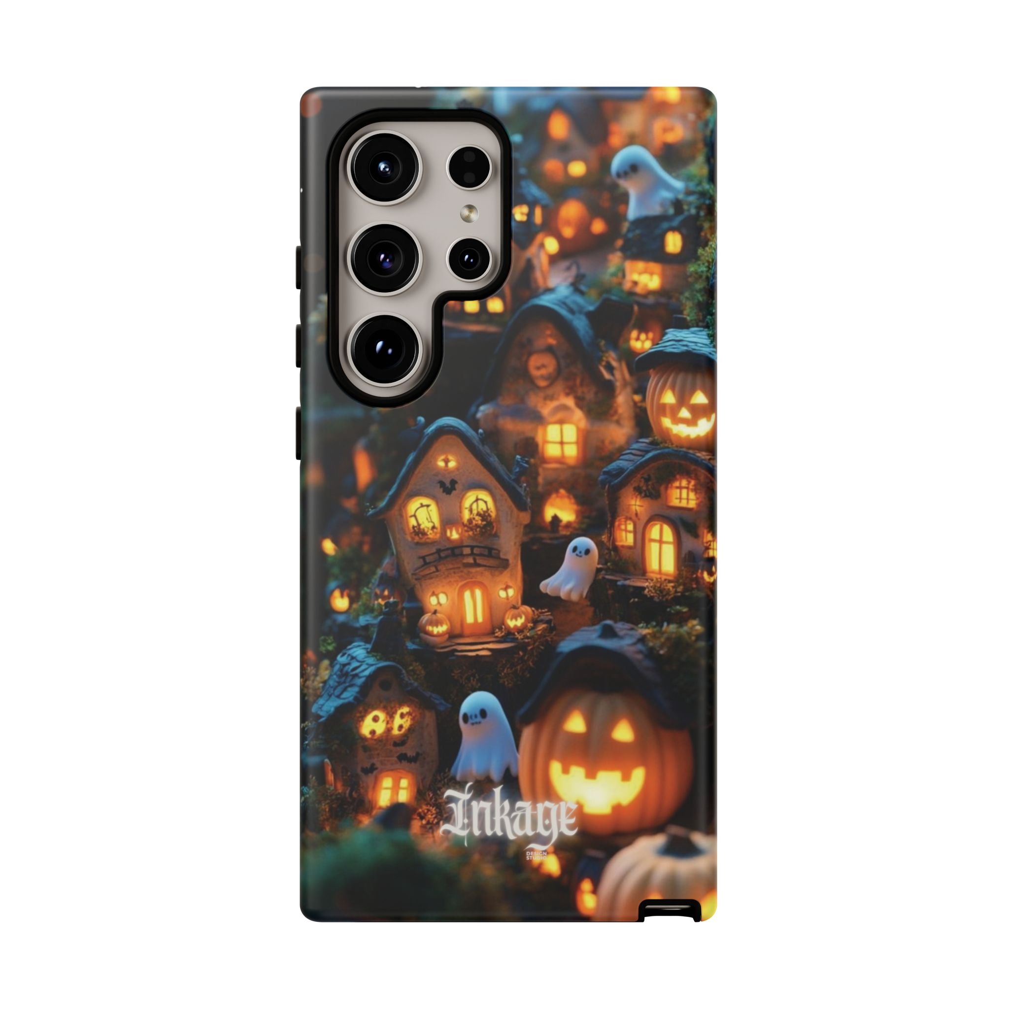 Spooky Pumpkin Village Tough Phone Cases (Season)