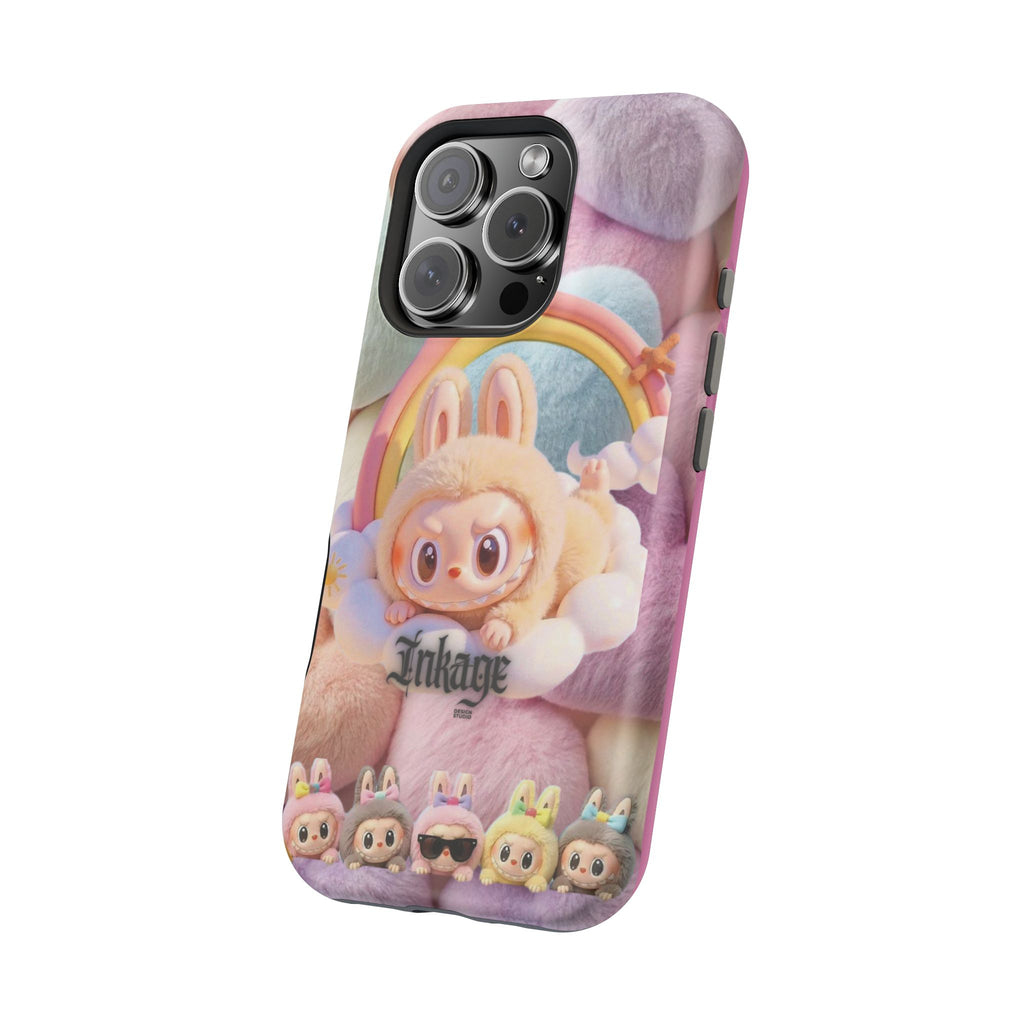 Pastel Rainbow Labubu Magnetic Phone Cases(Animation)