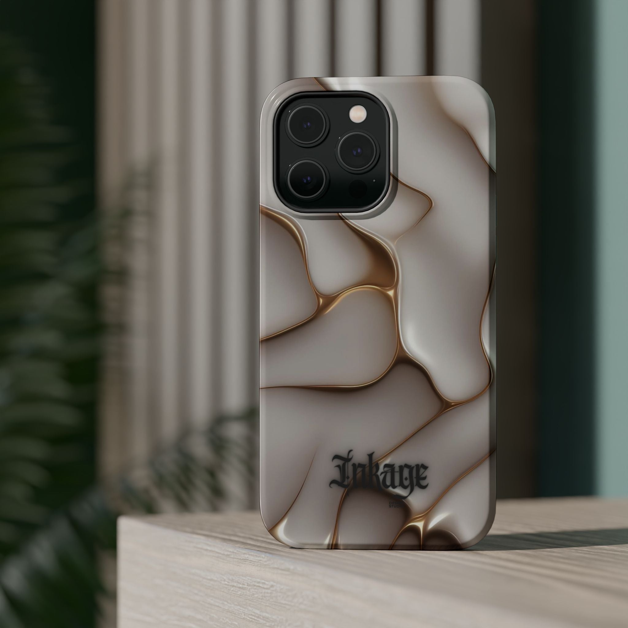 Golden Flow Magnetic Phone Cases (Minimal)