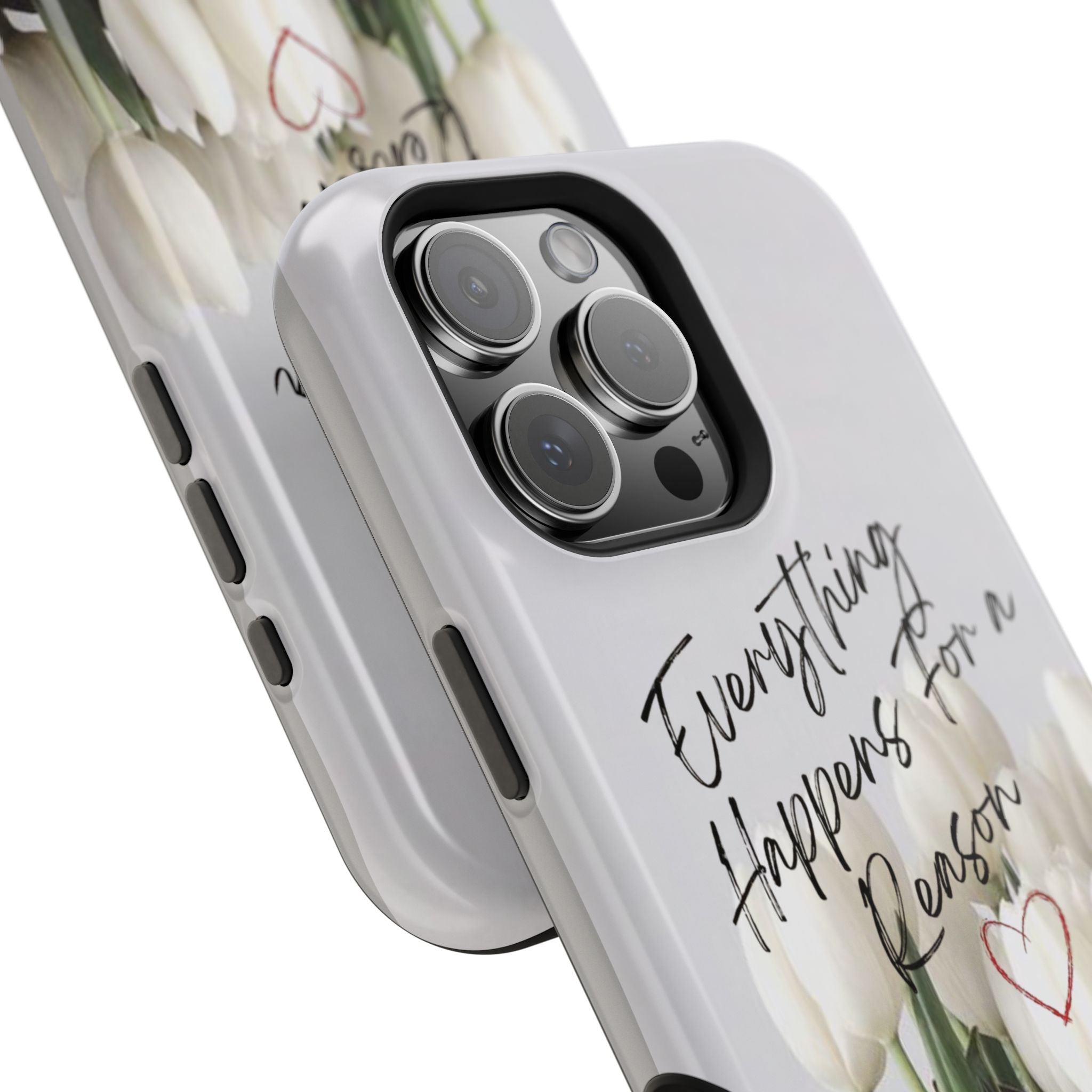 "Everything Happens for a Reason" Quote Magnetic Phone Cases