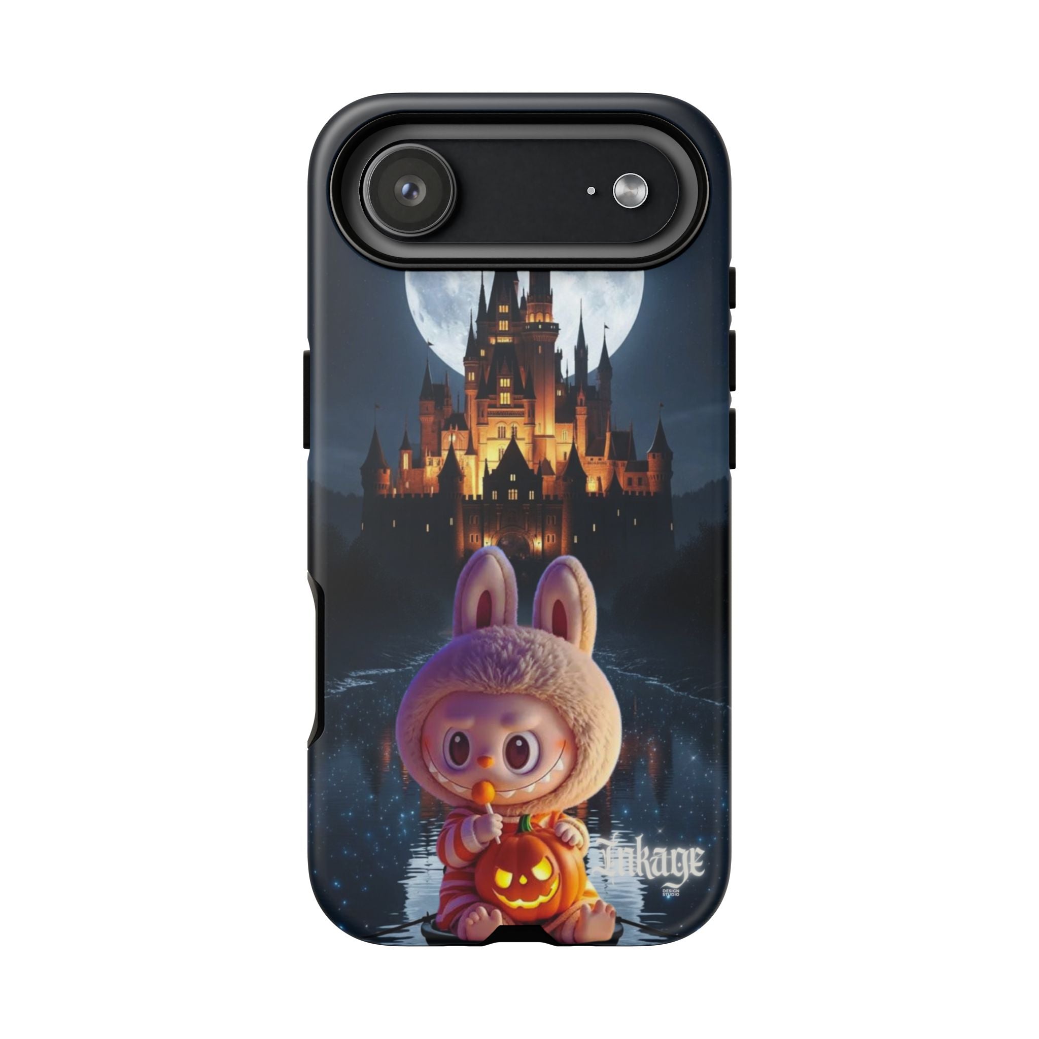 Labubu Halloween On Disney Boat Tough Phone Cases (Season, Animation)