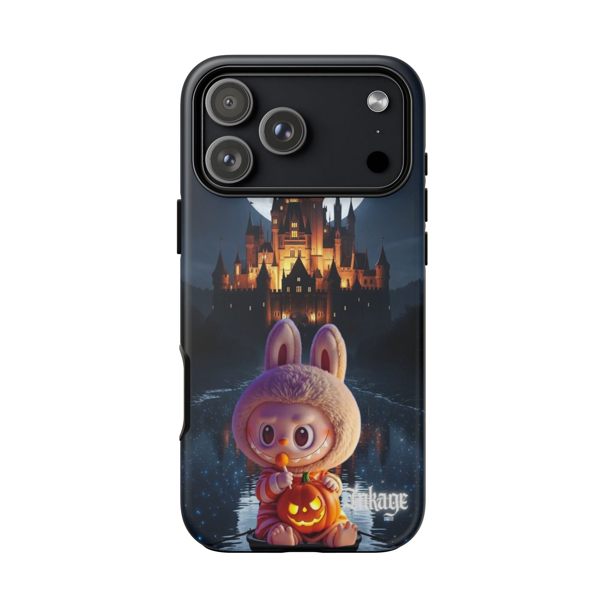 Labubu Halloween On Disney Boat Tough Phone Cases (Season, Animation)