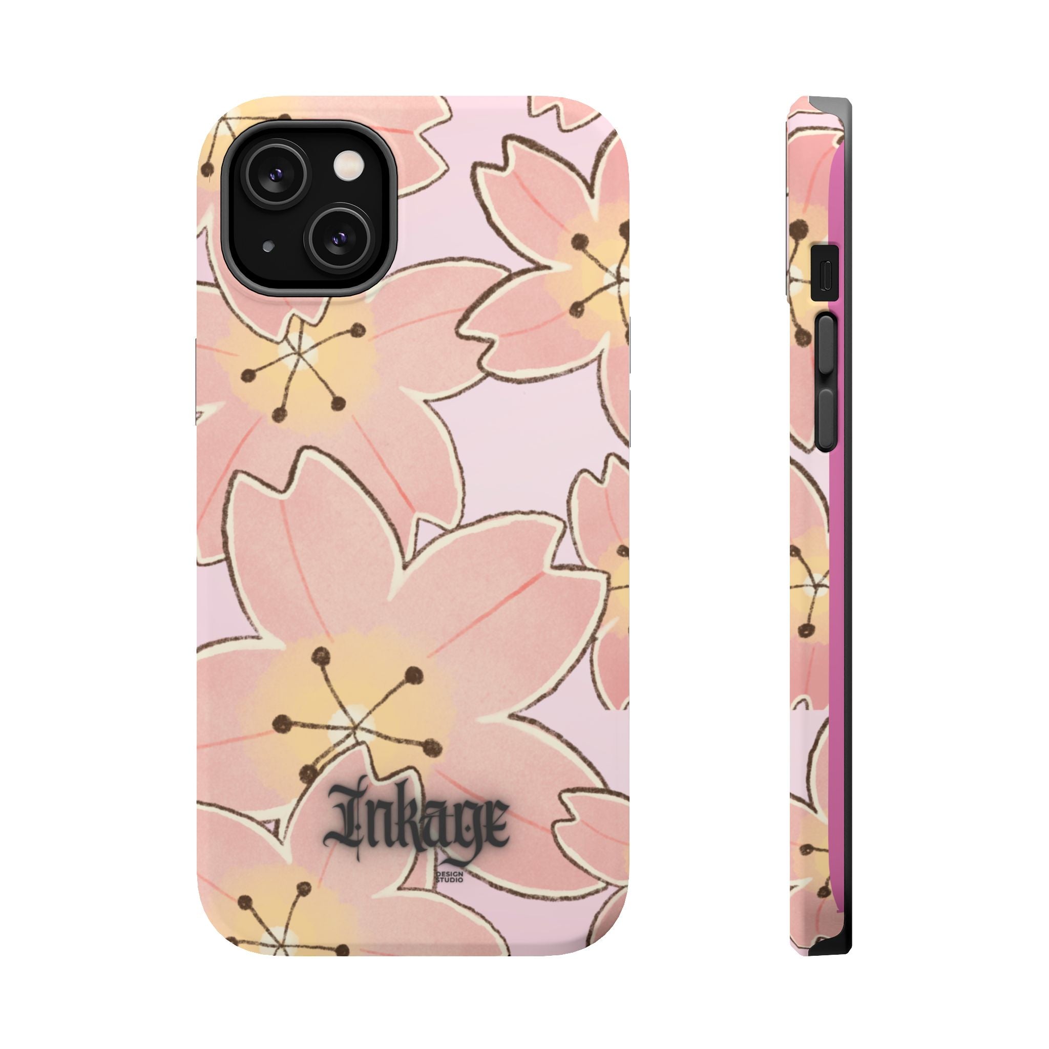 Charming Floral Magnetic Phone Case (Minimal)