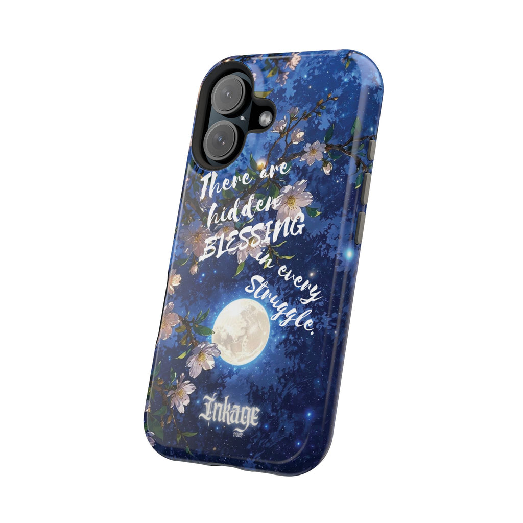 “Moonlit Blessing” Quote Magnetic Phone Cases