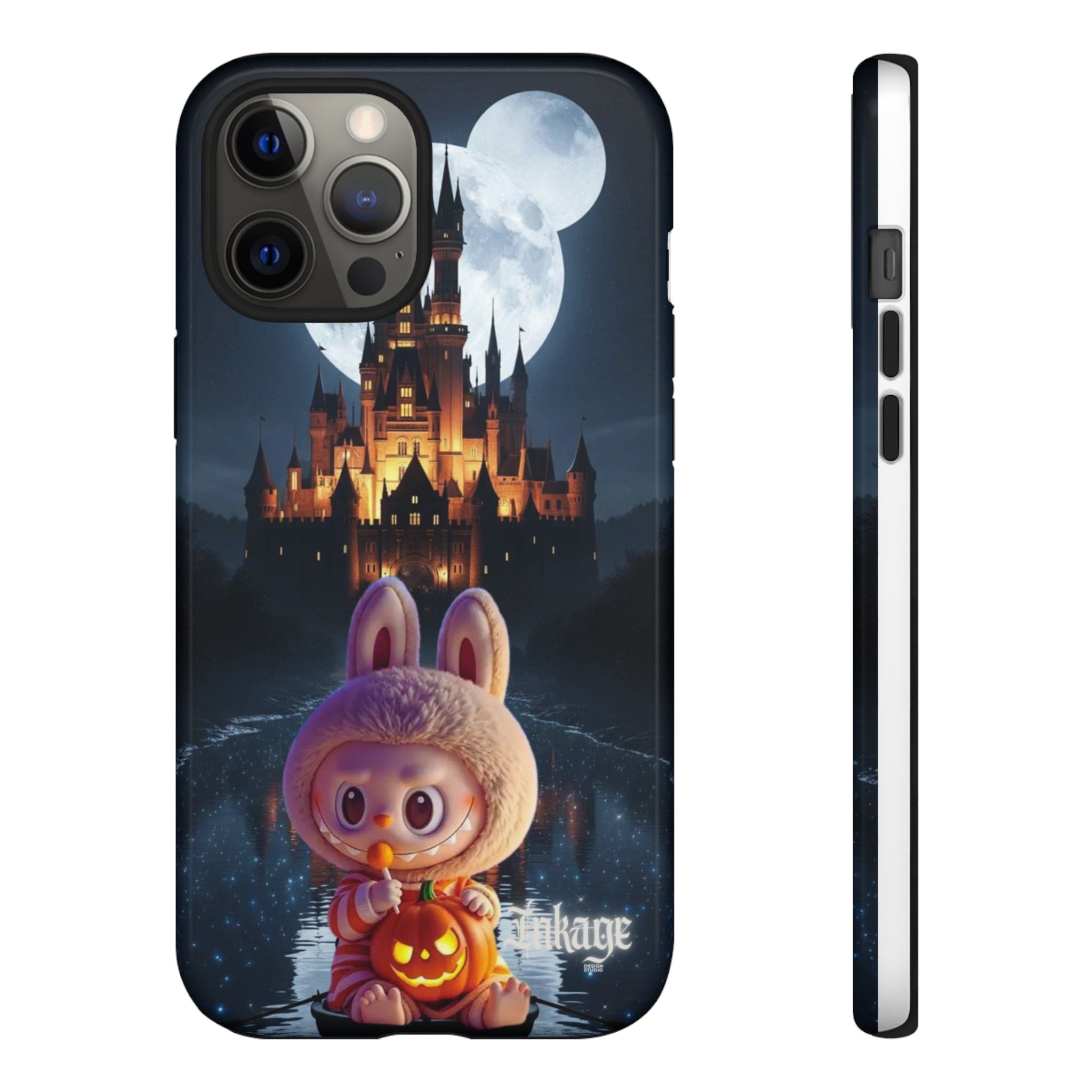 Labubu Halloween On Disney Boat Tough Phone Cases (Season, Animation)