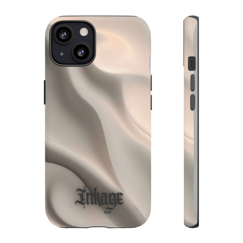 Beige Wavy Flow Tough Phone Case (Minimal)