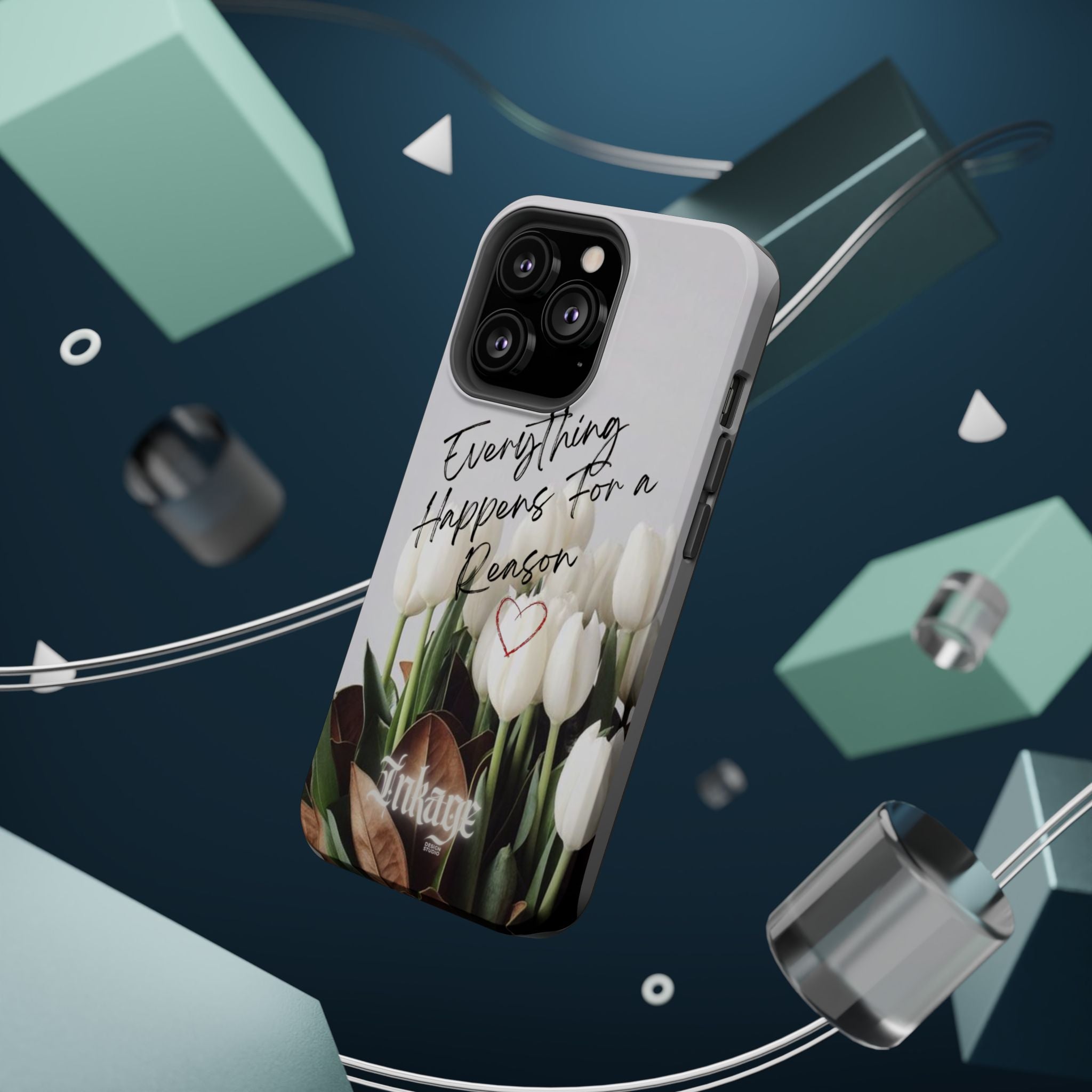 "Everything Happens for a Reason" Quote Magnetic Phone Cases