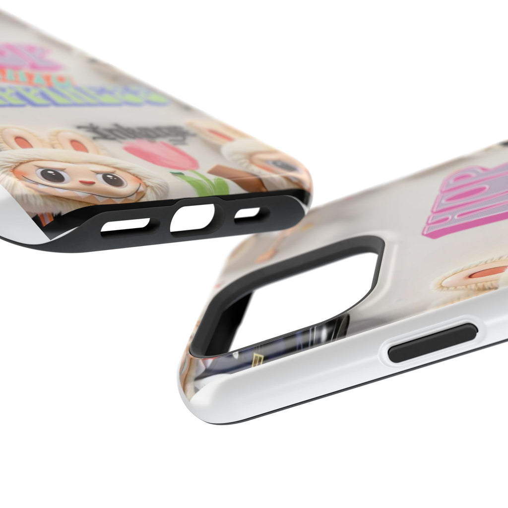 "Hop Into Happiness" Quote Magnetic Phone Case (Animation)