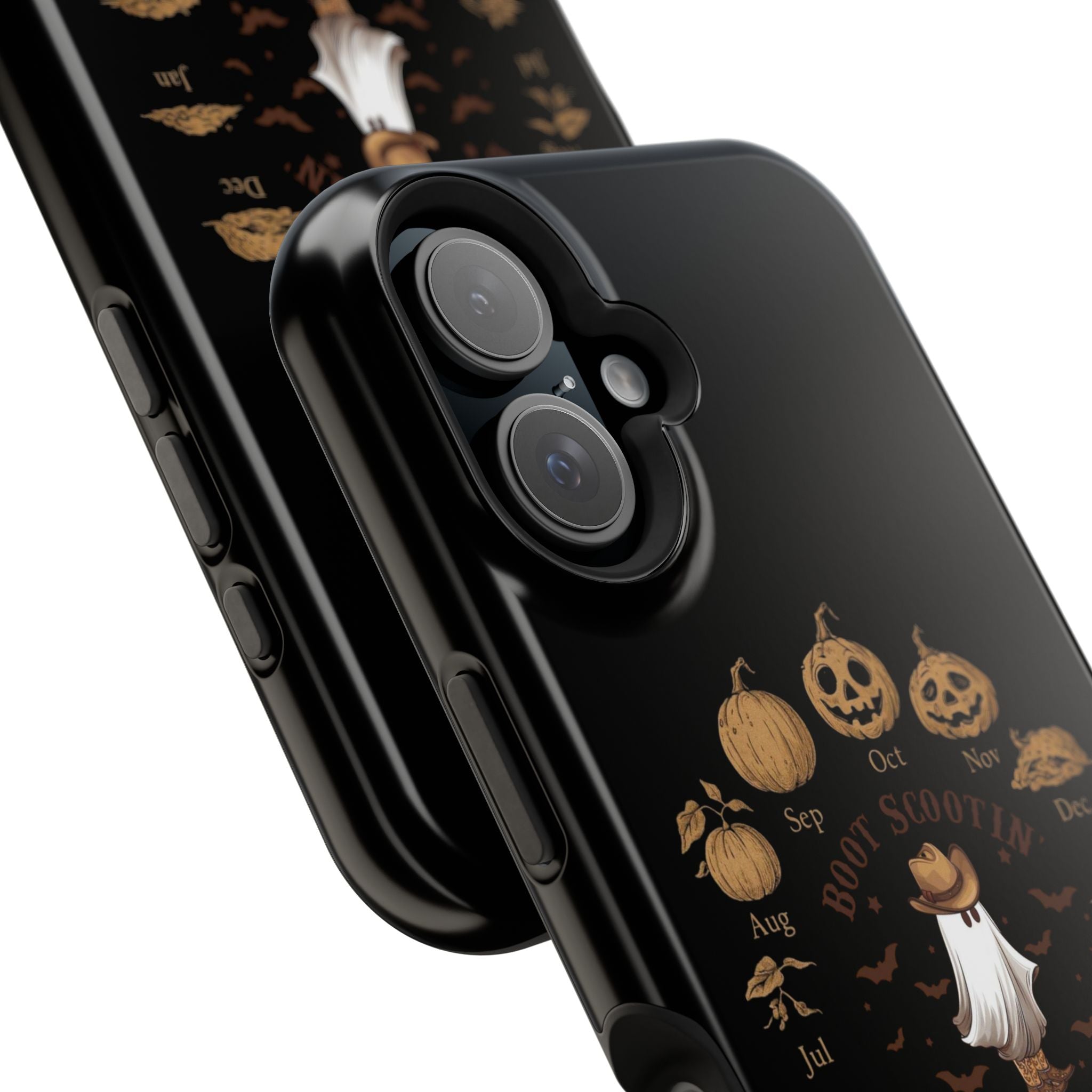Spooky Boot Halloween Pumpkin Magnetic Phone Case (Season)