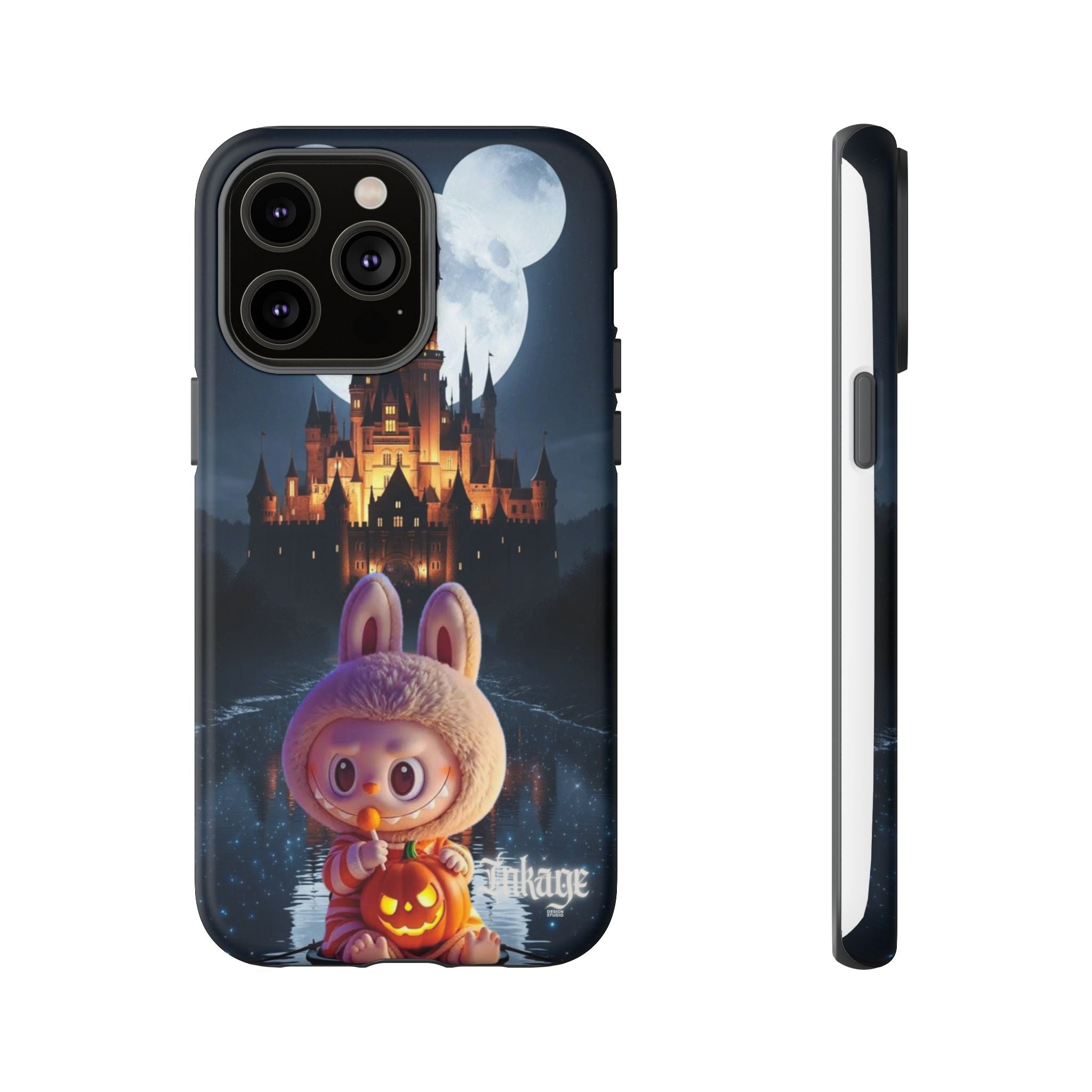 Labubu Halloween On Disney Boat Tough Phone Cases (Season, Animation)