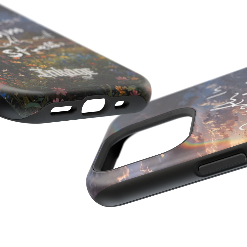 "Breath in Calm Breath out Stress" Magnetic Phone Cases (Quote)