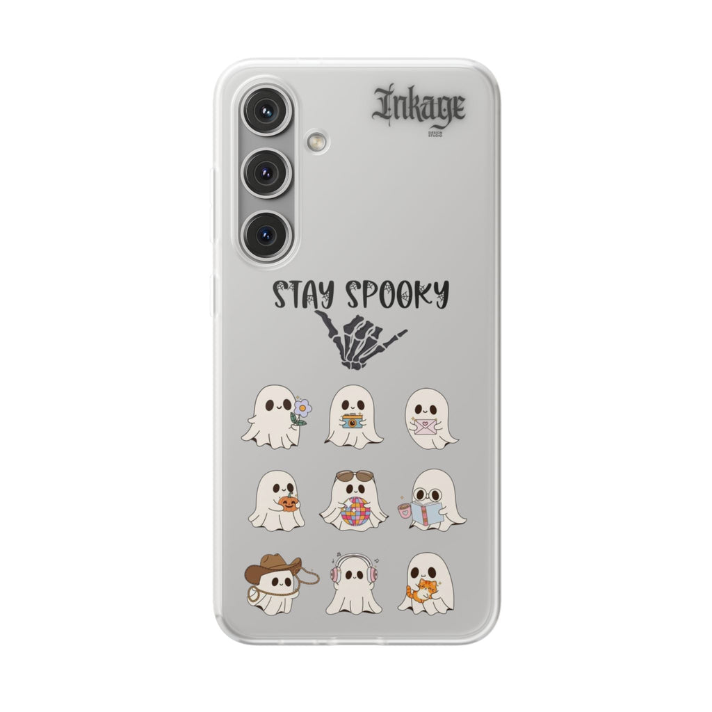 Stay Spooky Clear Phone Cases (Season)