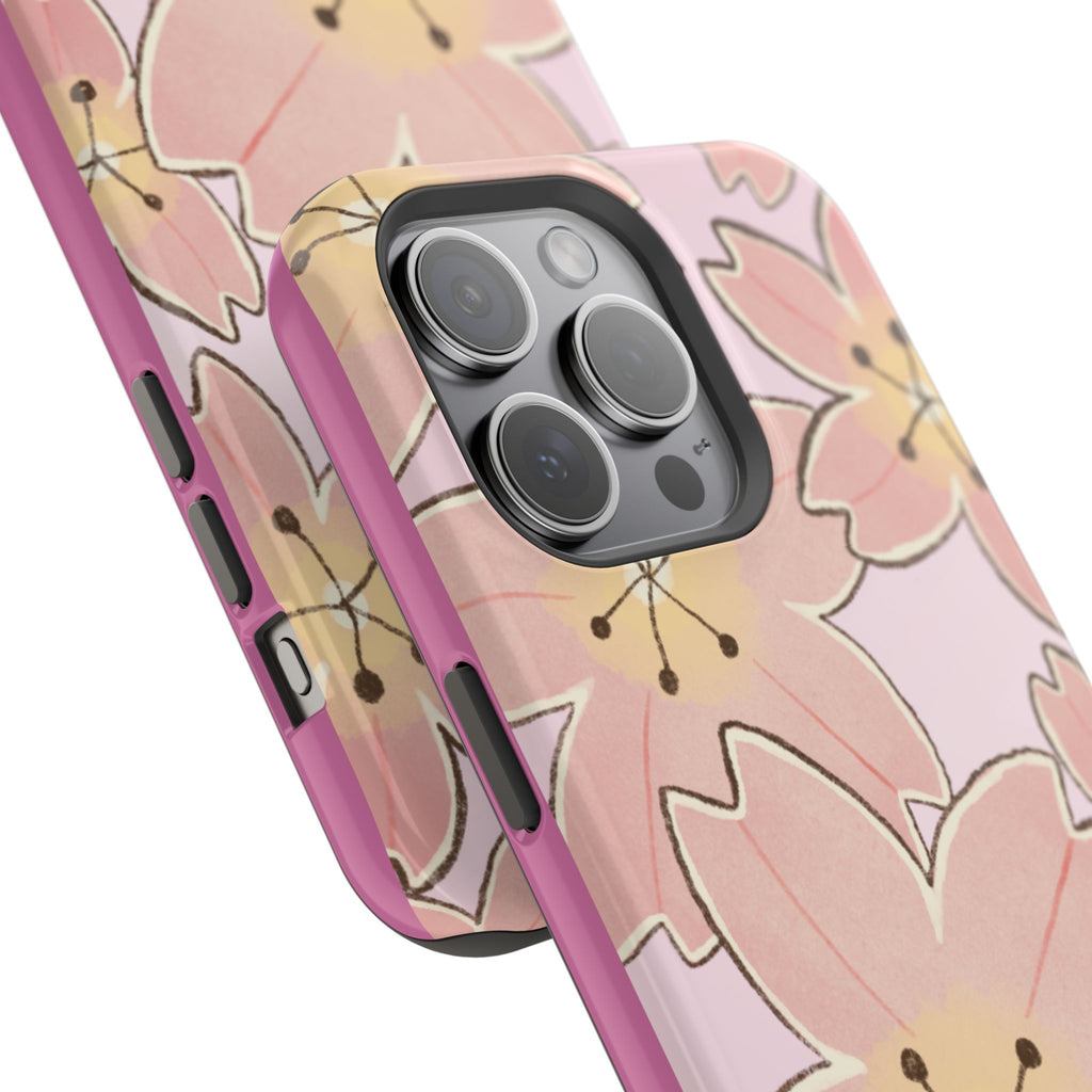 Charming Floral Magnetic Phone Cases (Minimal)