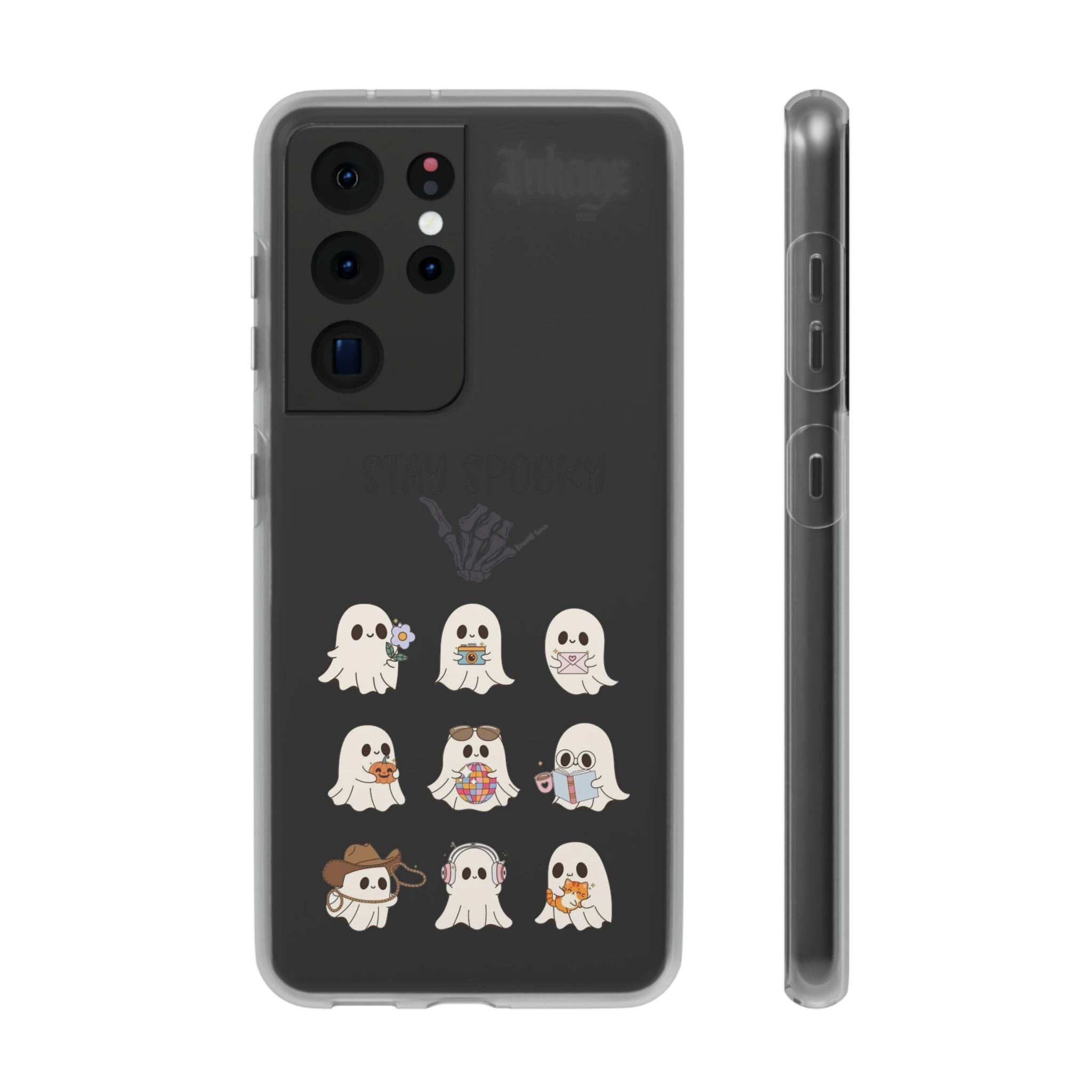 Stay Spooky Clear Phone Cases (Season)