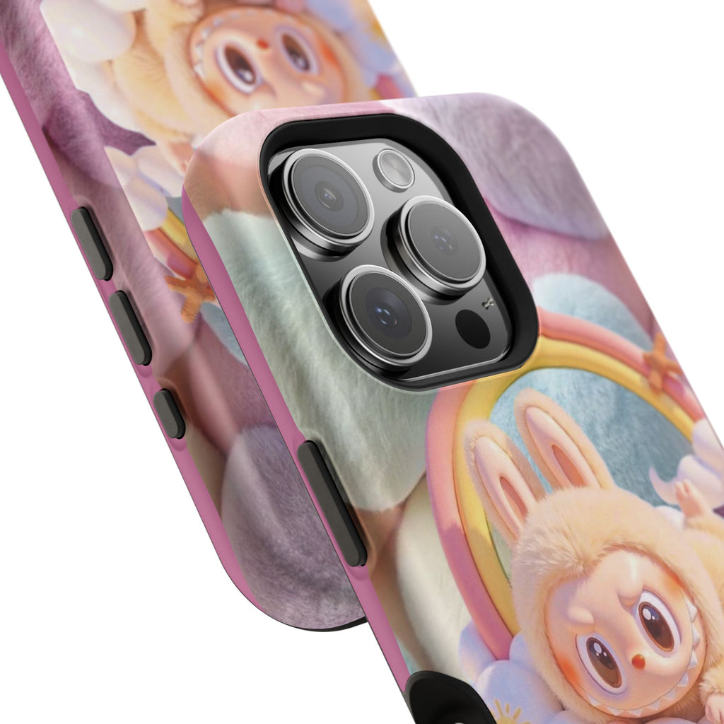Pastel Rainbow Labubu Magnetic Phone Cases(Animation)