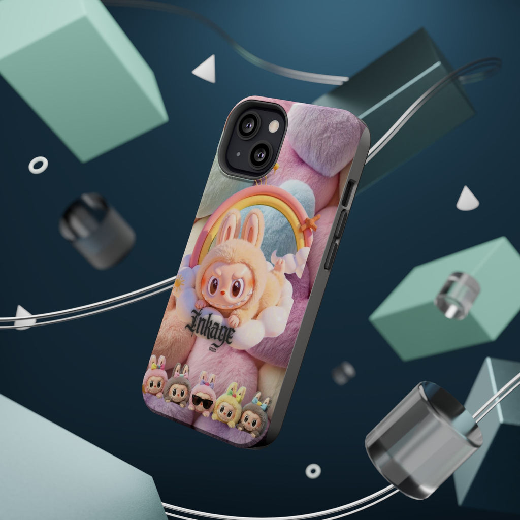 Pastel Rainbow Labubu Magnetic Phone Cases (Animation)