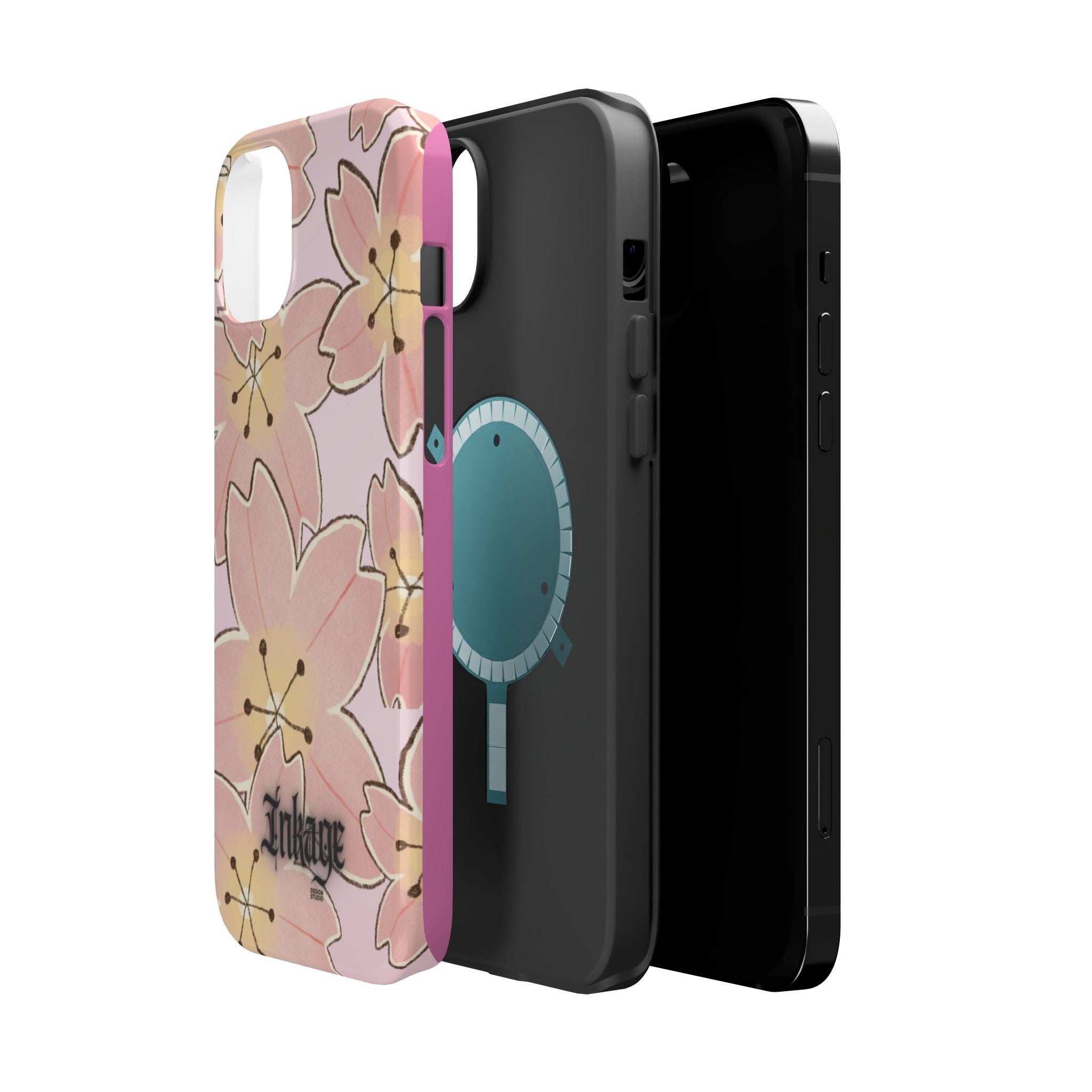 Charming Floral Magnetic Phone Cases (Minimal)