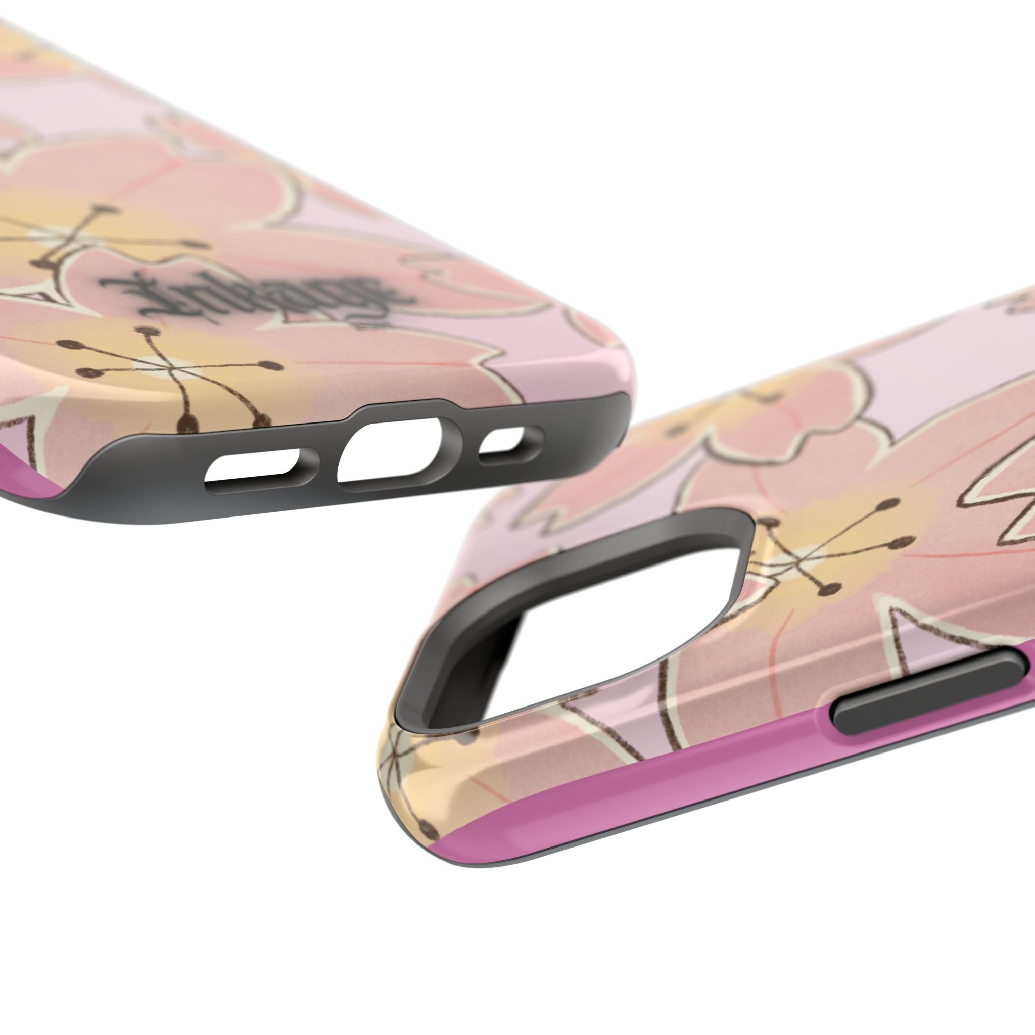 Charming Floral Magnetic Phone Cases (Minimal)