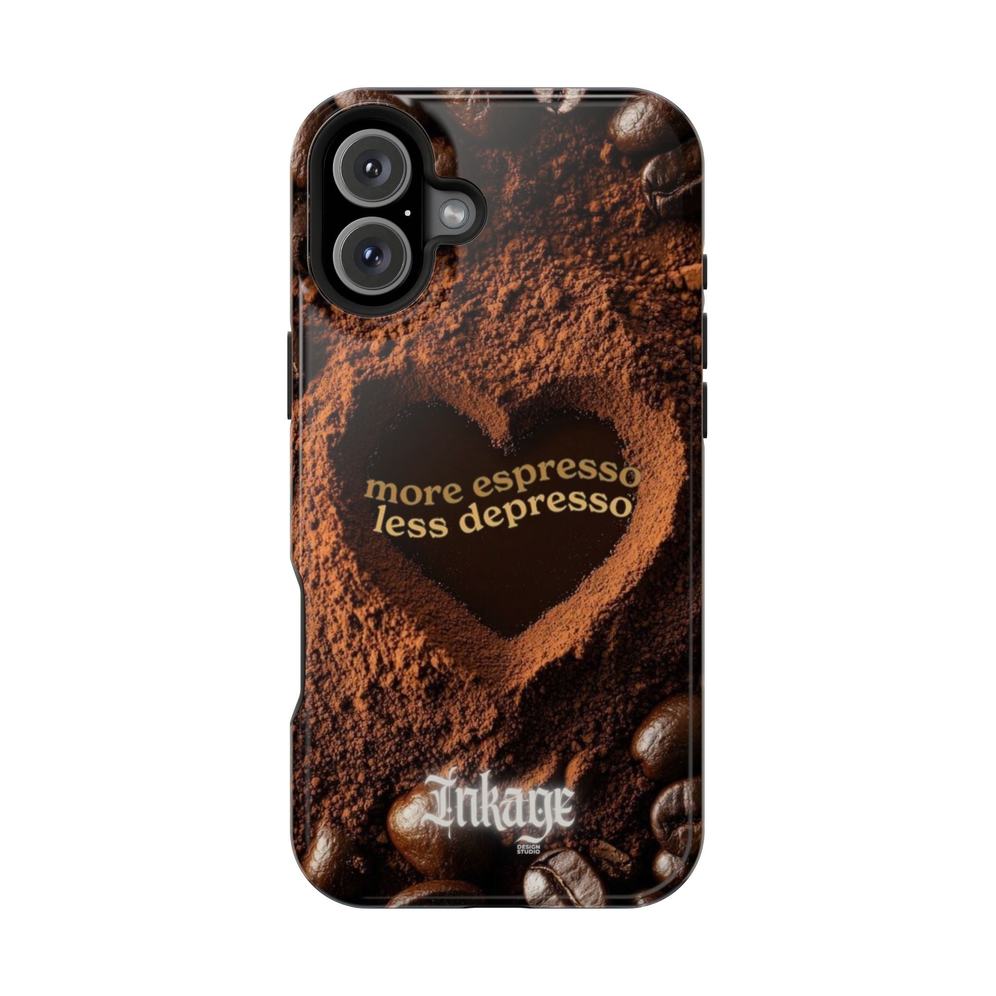 "More Espresso Less Depresso" Quote Magnetic Phone Cases
