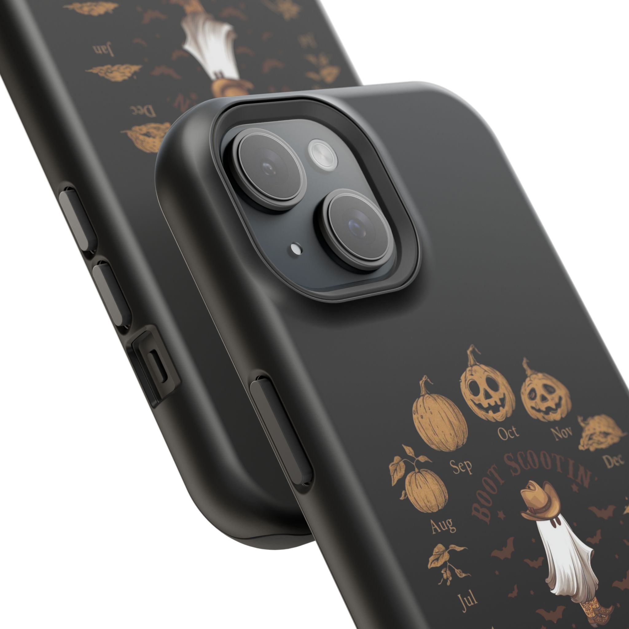 Spooky Boot Halloween Pumpkin Magnetic Phone Case (Season)