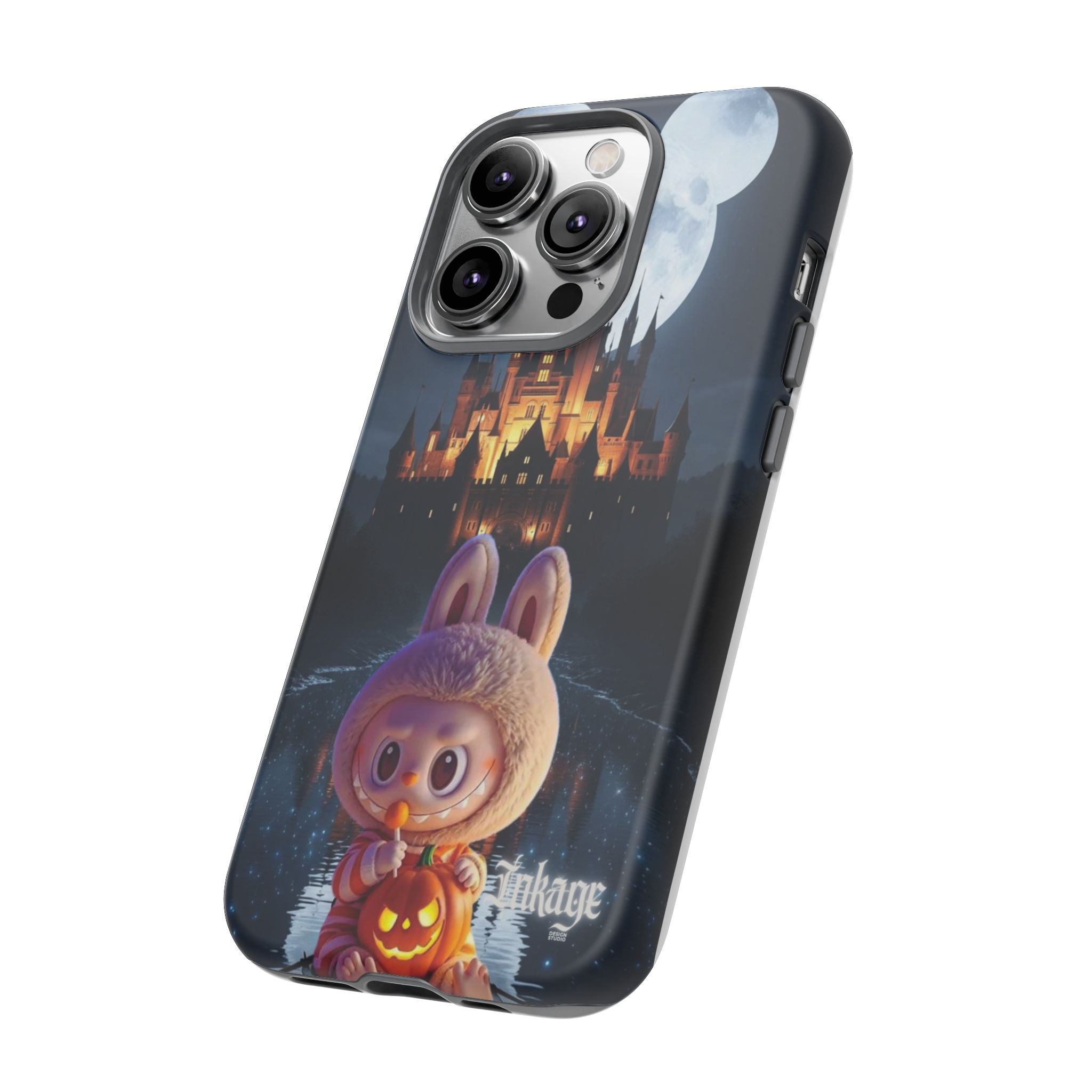 Labubu Halloween On Disney Boat Tough Phone Cases (Season, Animation)