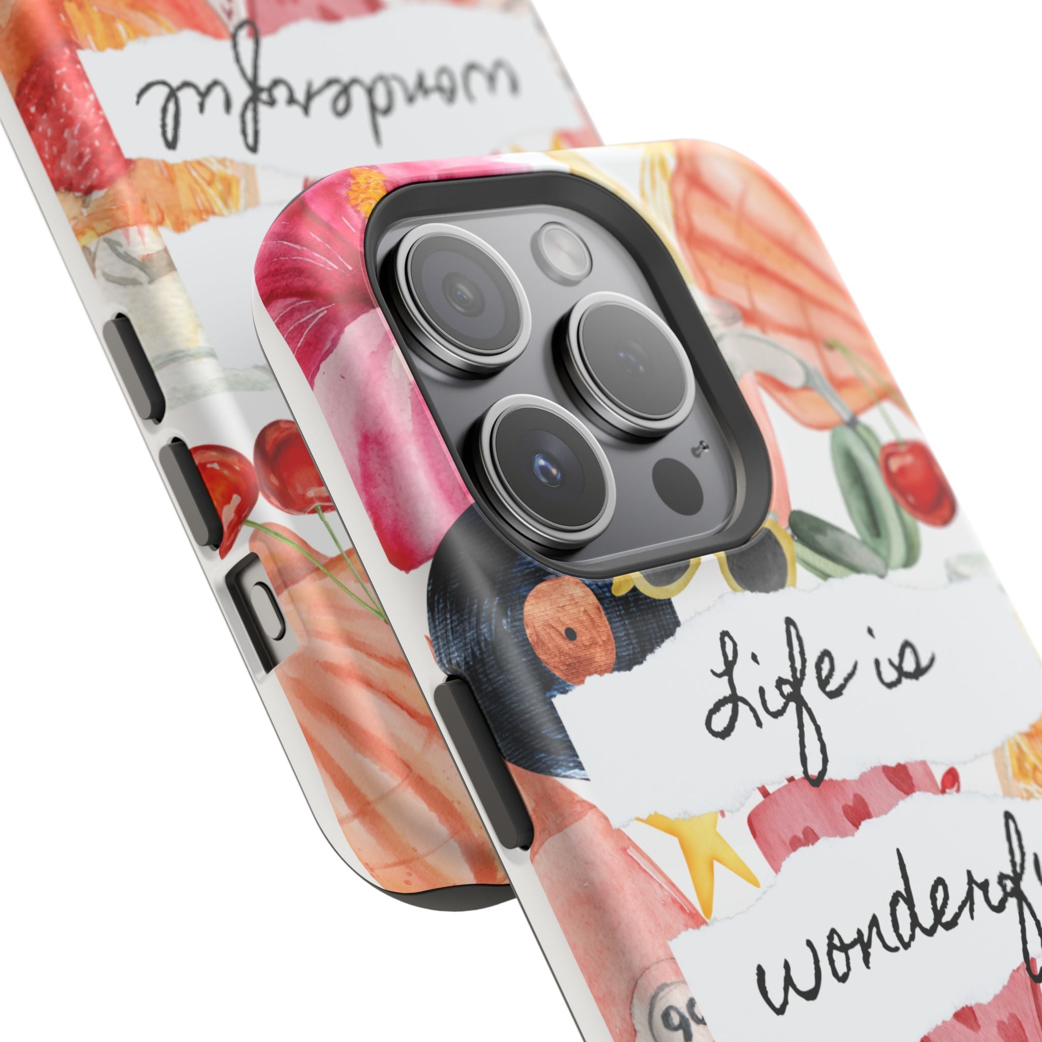 "Life is Wonderful" Quote Magnetic Phone Cases