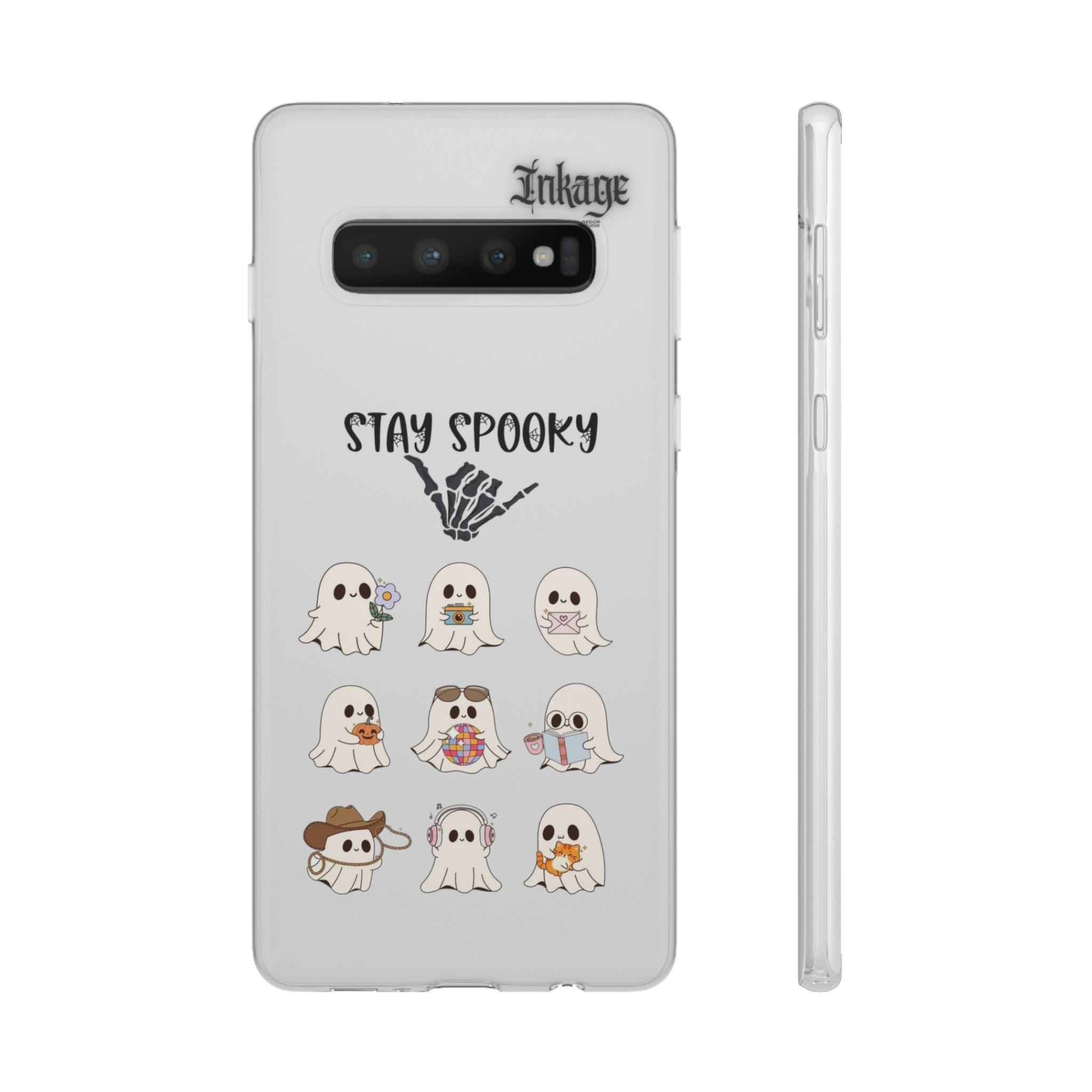 Stay Spooky Clear Phone Cases (Season)