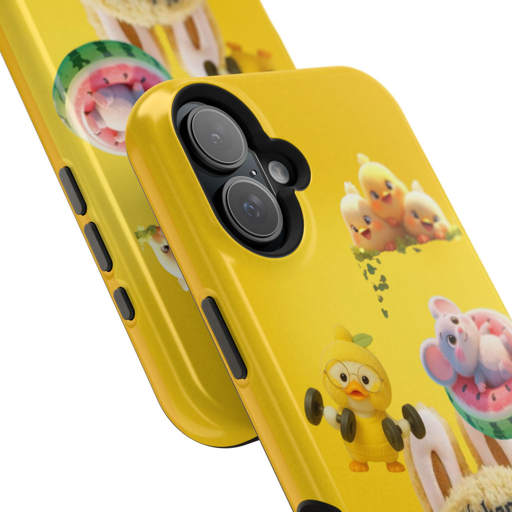Yellow Cutie Labubu Magnetic Phone Cases (Animation)