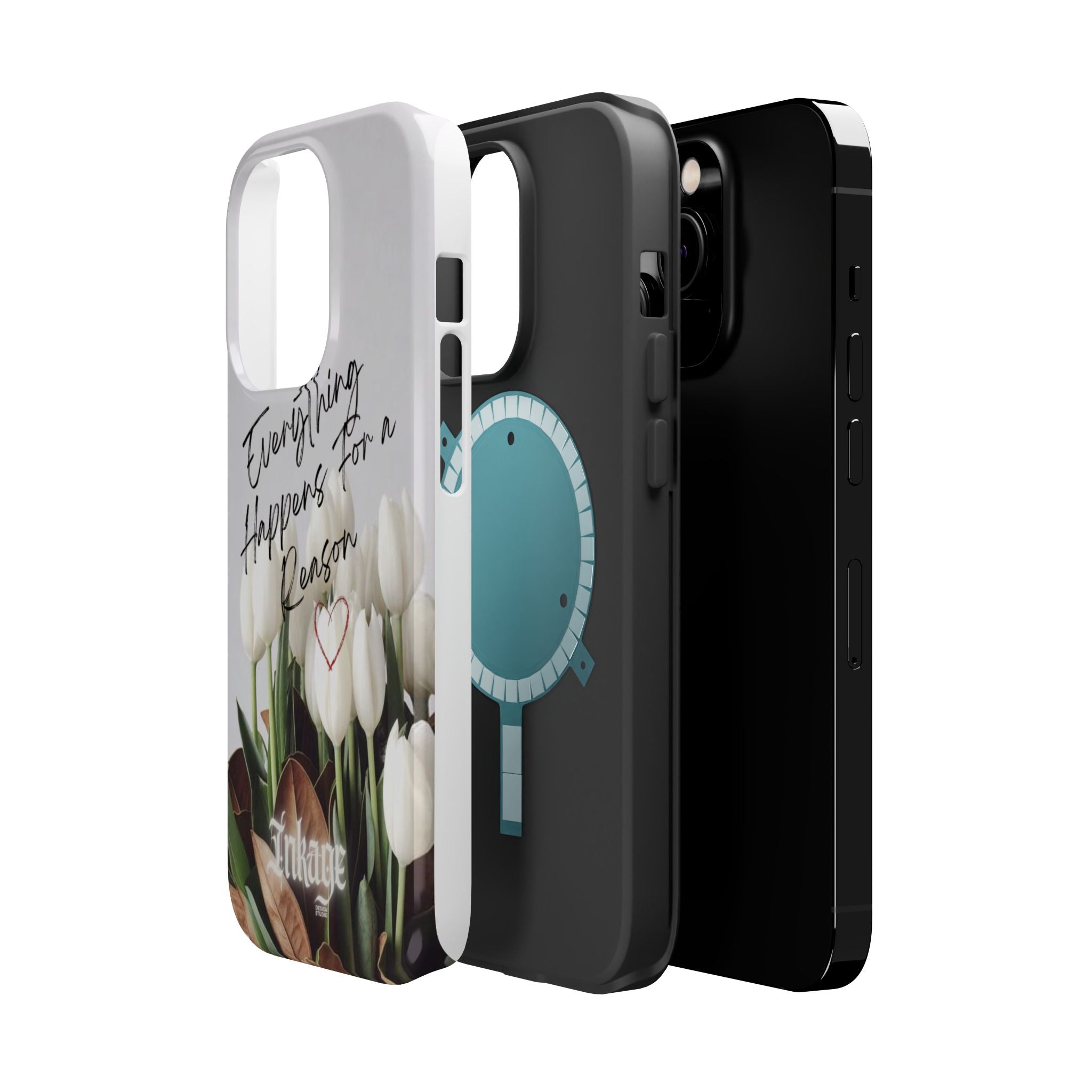 "Everything Happens for a Reason" Magnetic Phone Cases (Quote)