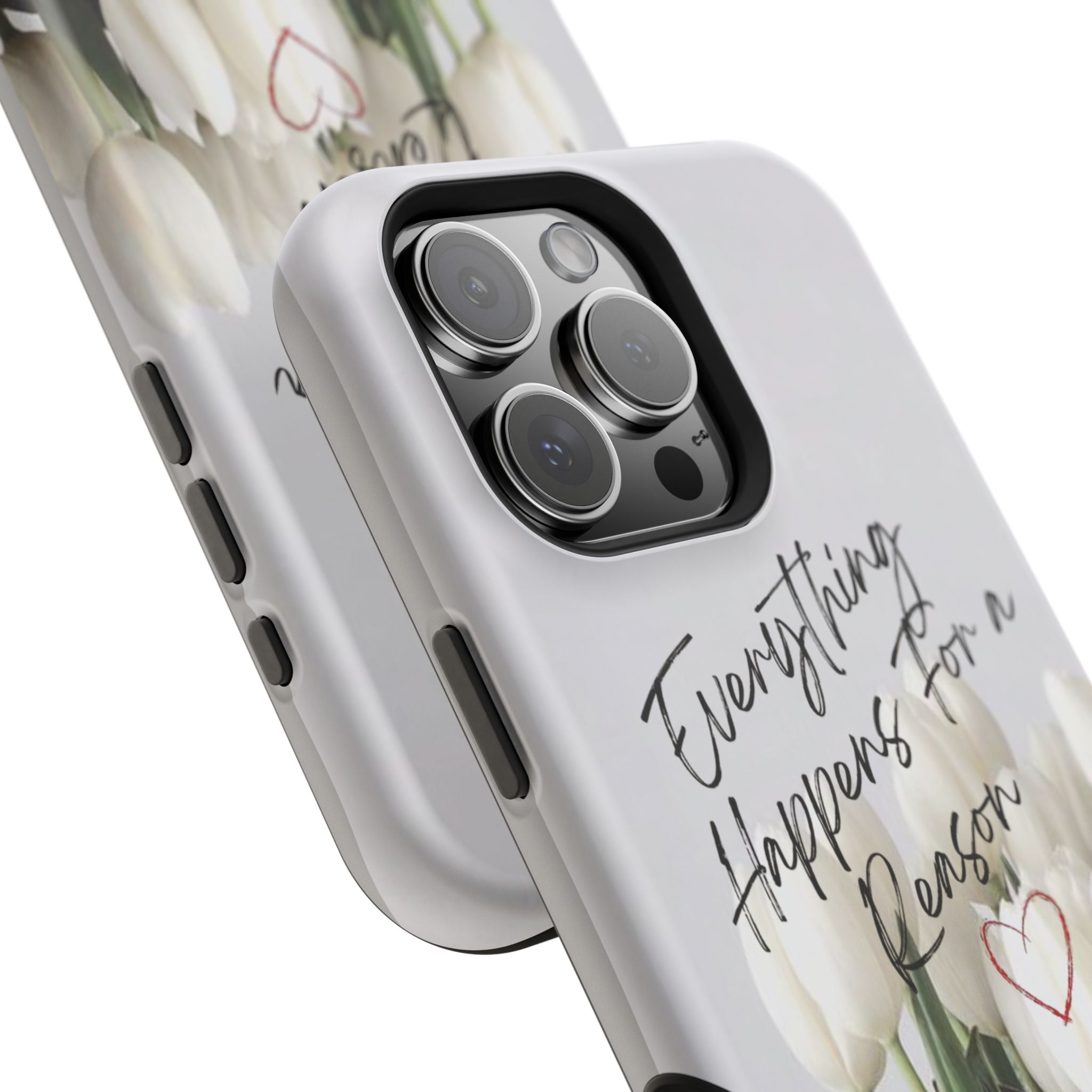 "Everything Happens for a Reason" Quote Magnetic Phone Cases