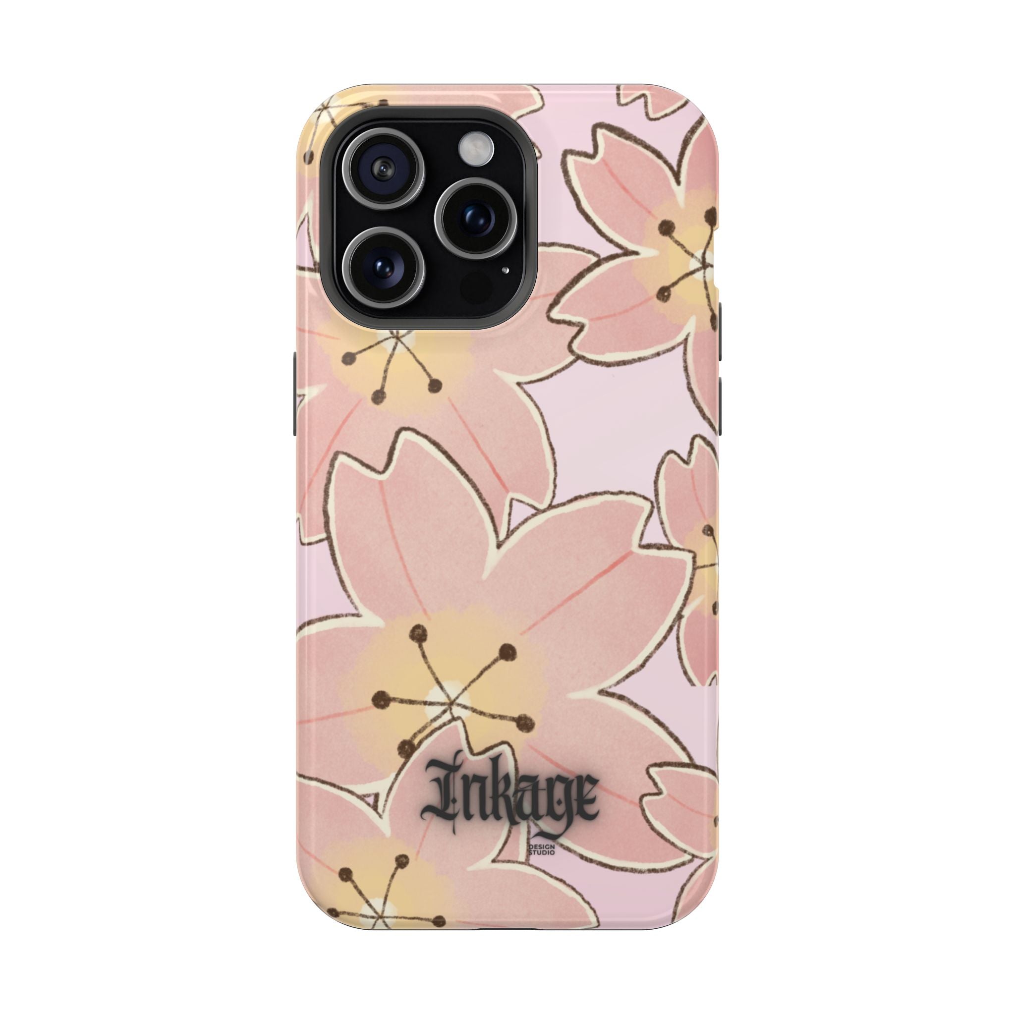 Charming Floral Magnetic Phone Case (Minimal)