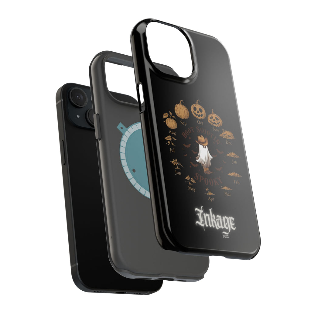 Spooky Boot Halloween Pumpkin Magnetic Phone Case (Season)