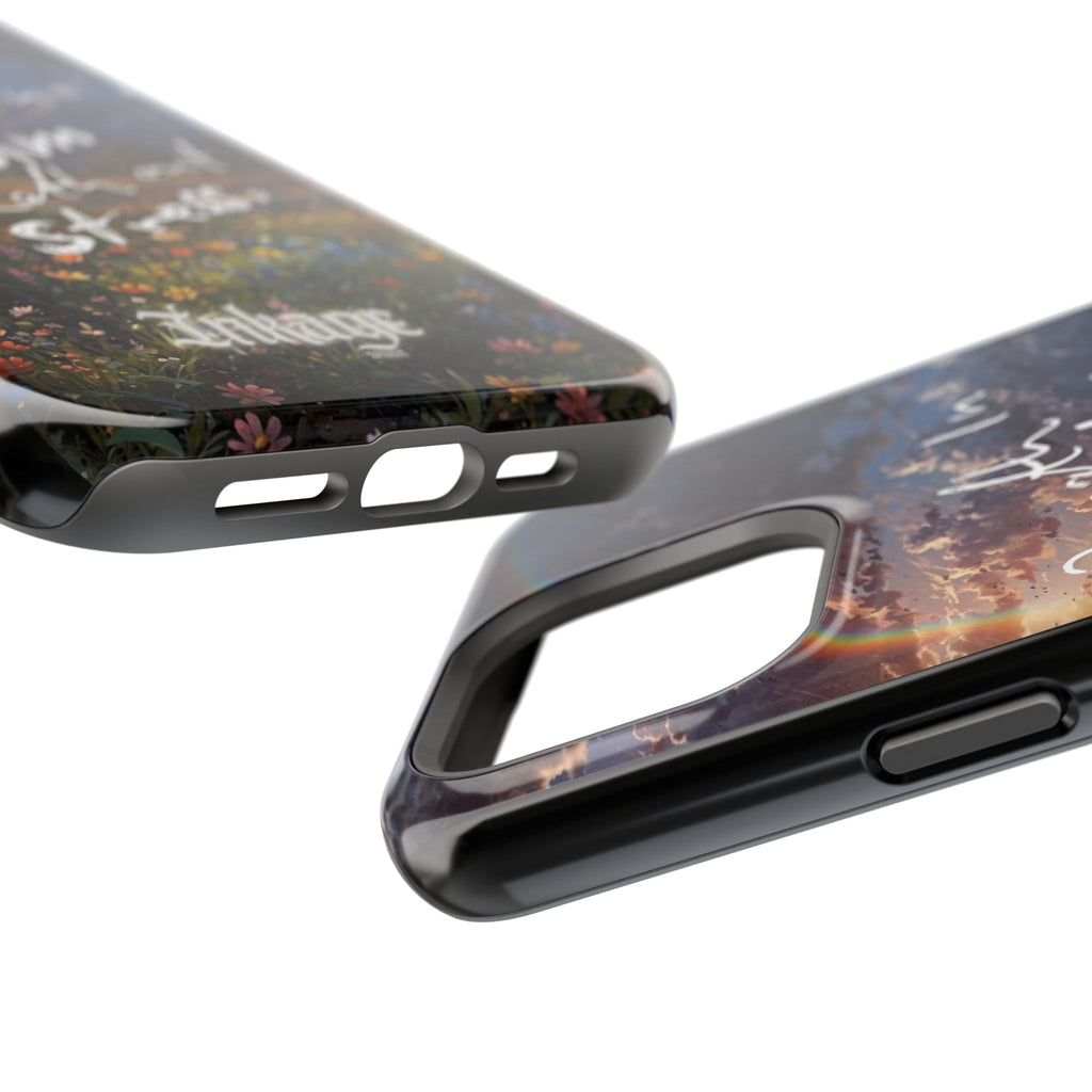 "Breath in Calm Breath out Stress" Magnetic Phone Cases (Quote)