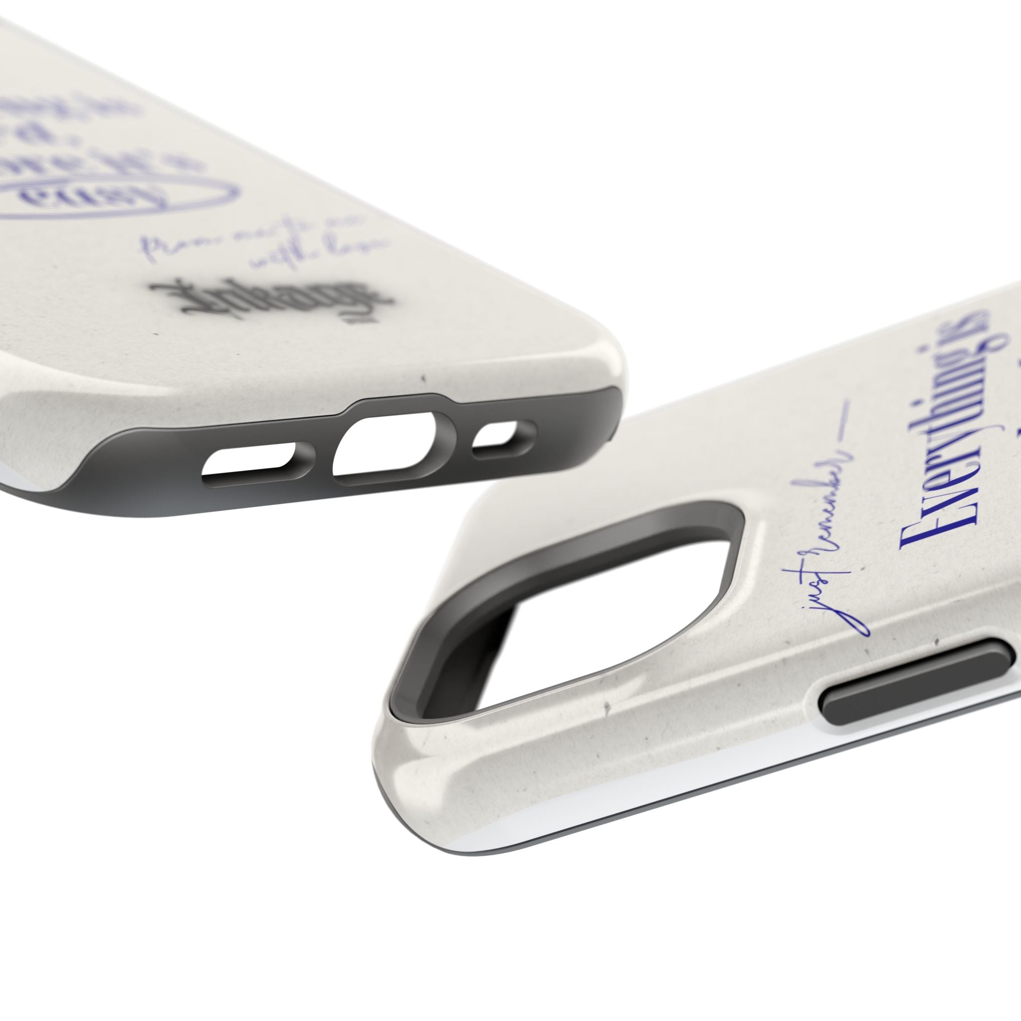 "Everything is hard, before it's easy" Magnetic Phone Case (Quote)