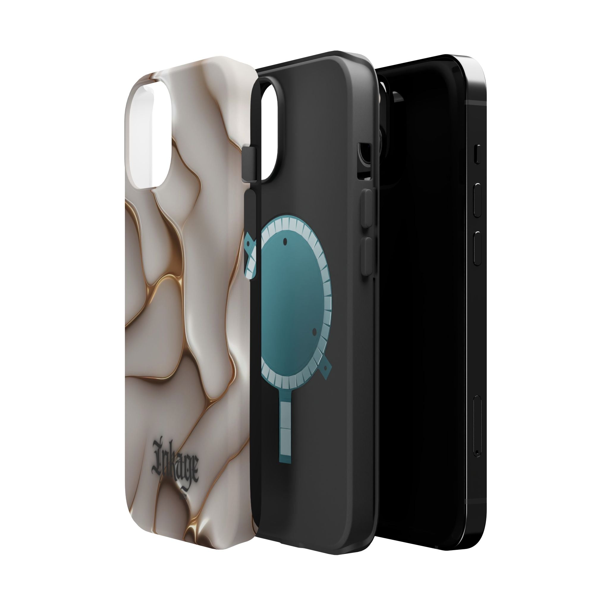 Golden Flow Magnetic Phone Cases (Minimal)